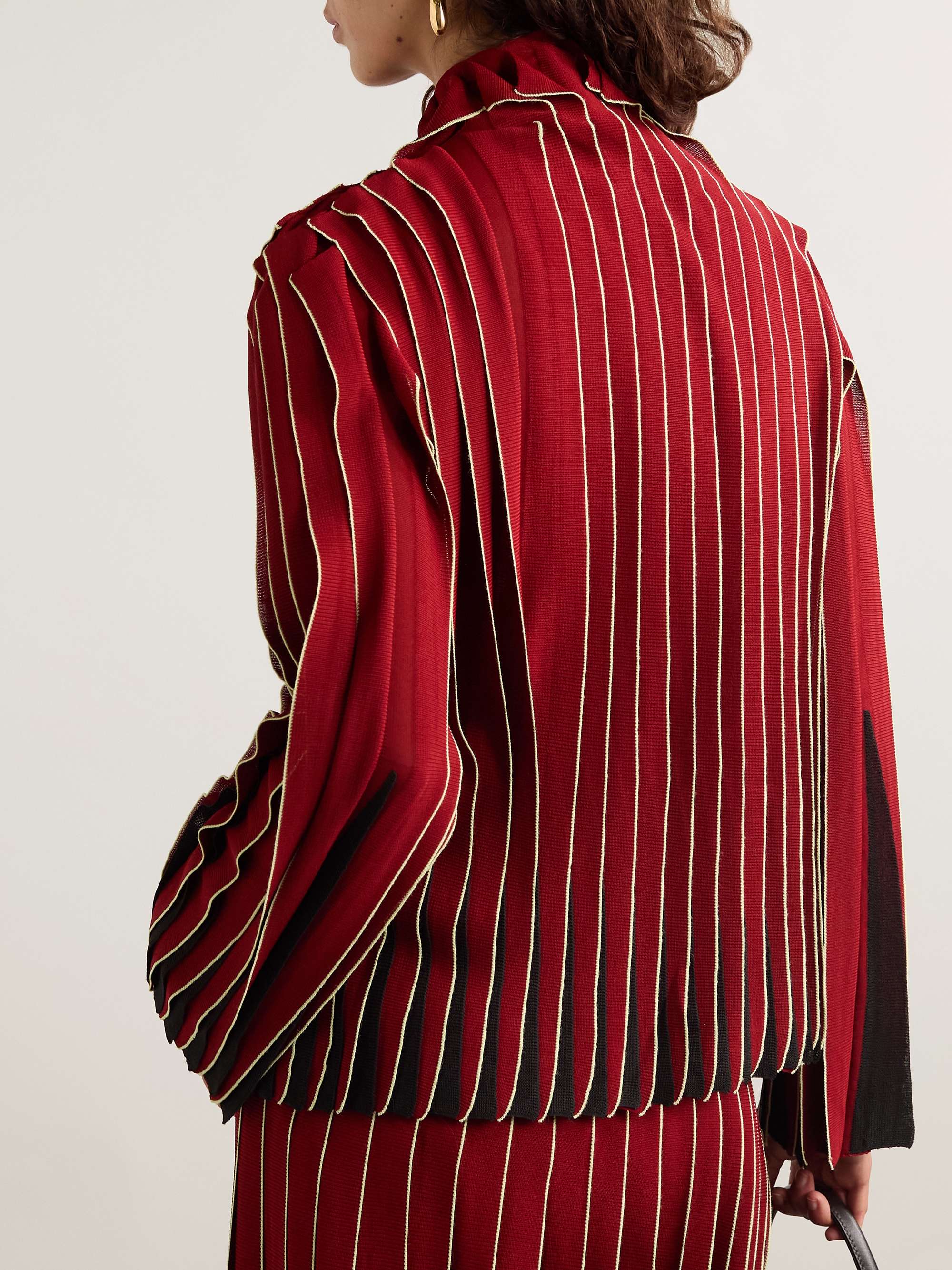 Paneled cotton blouse view