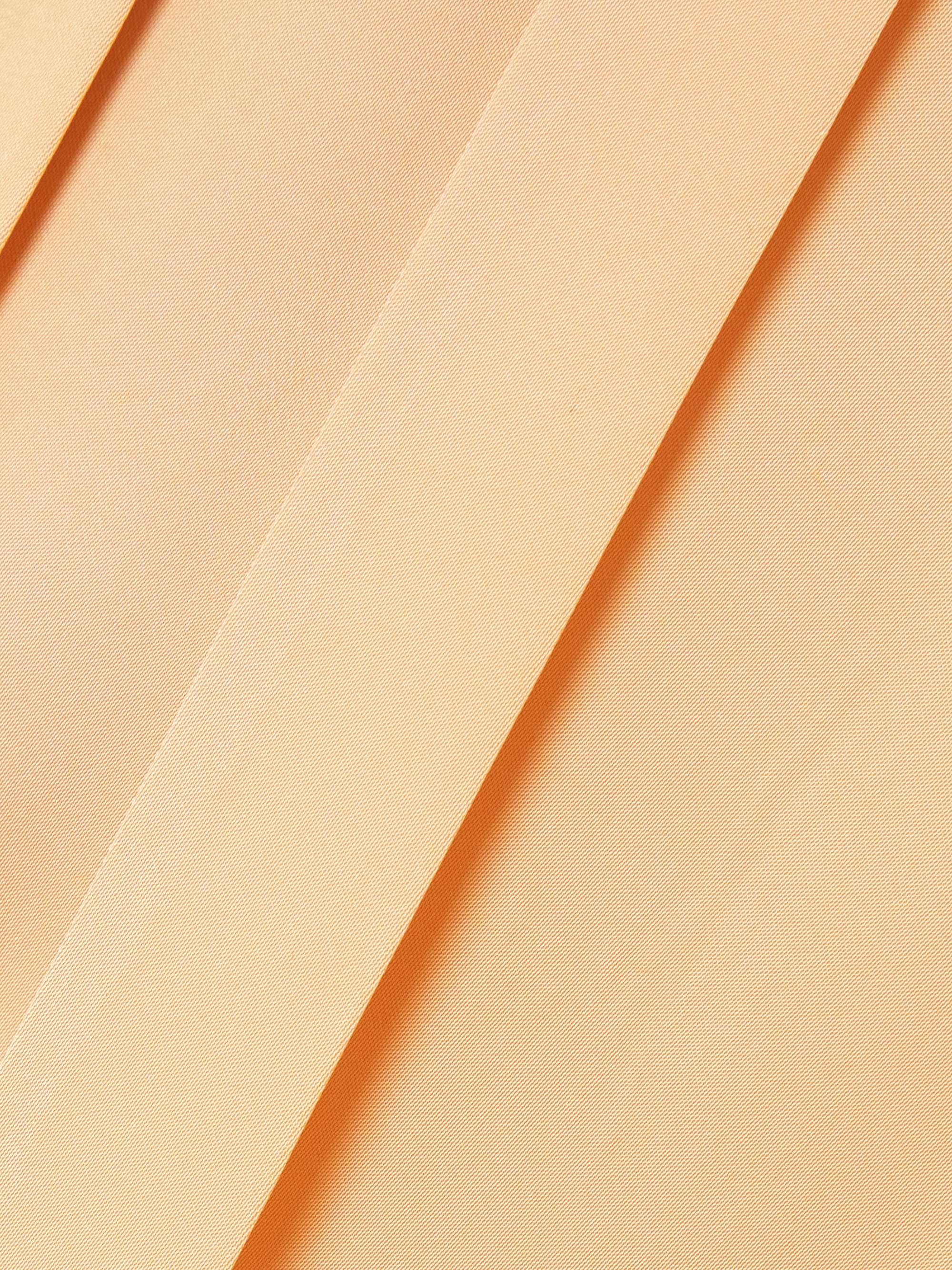 Tie-neck satin shirt view