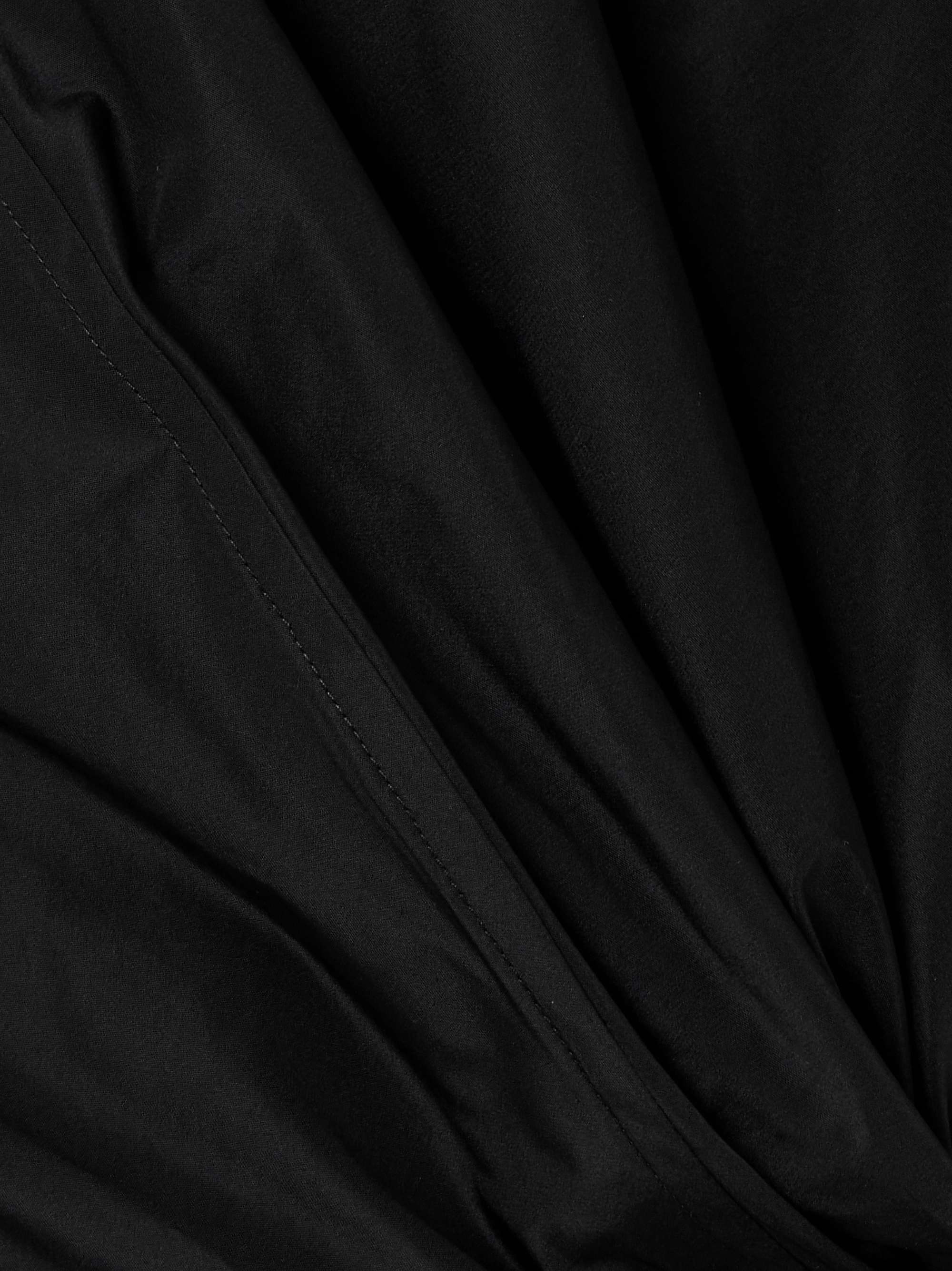 Gathered shell midi dress view