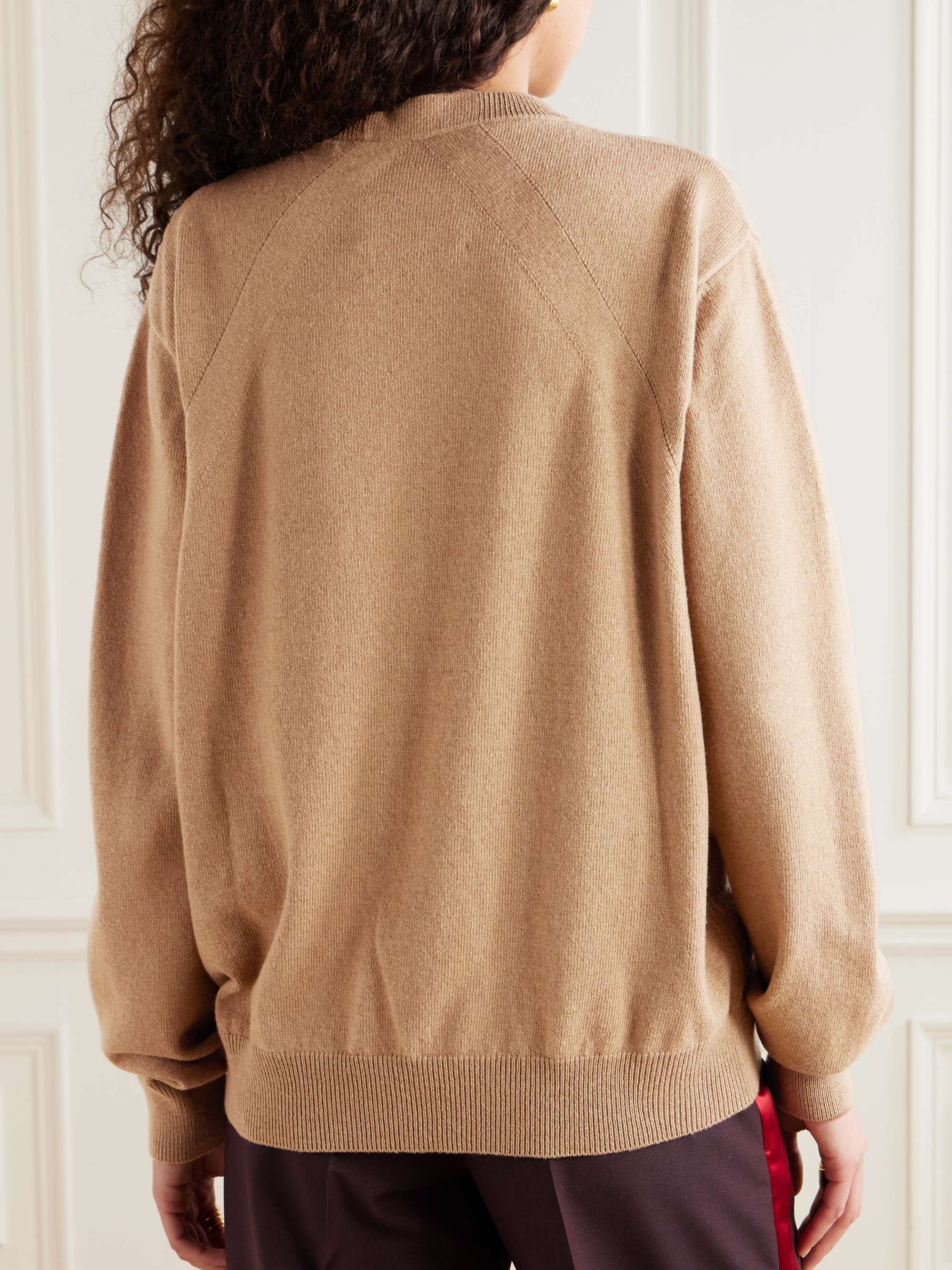 Cashmere and cotton-blend sweater view
