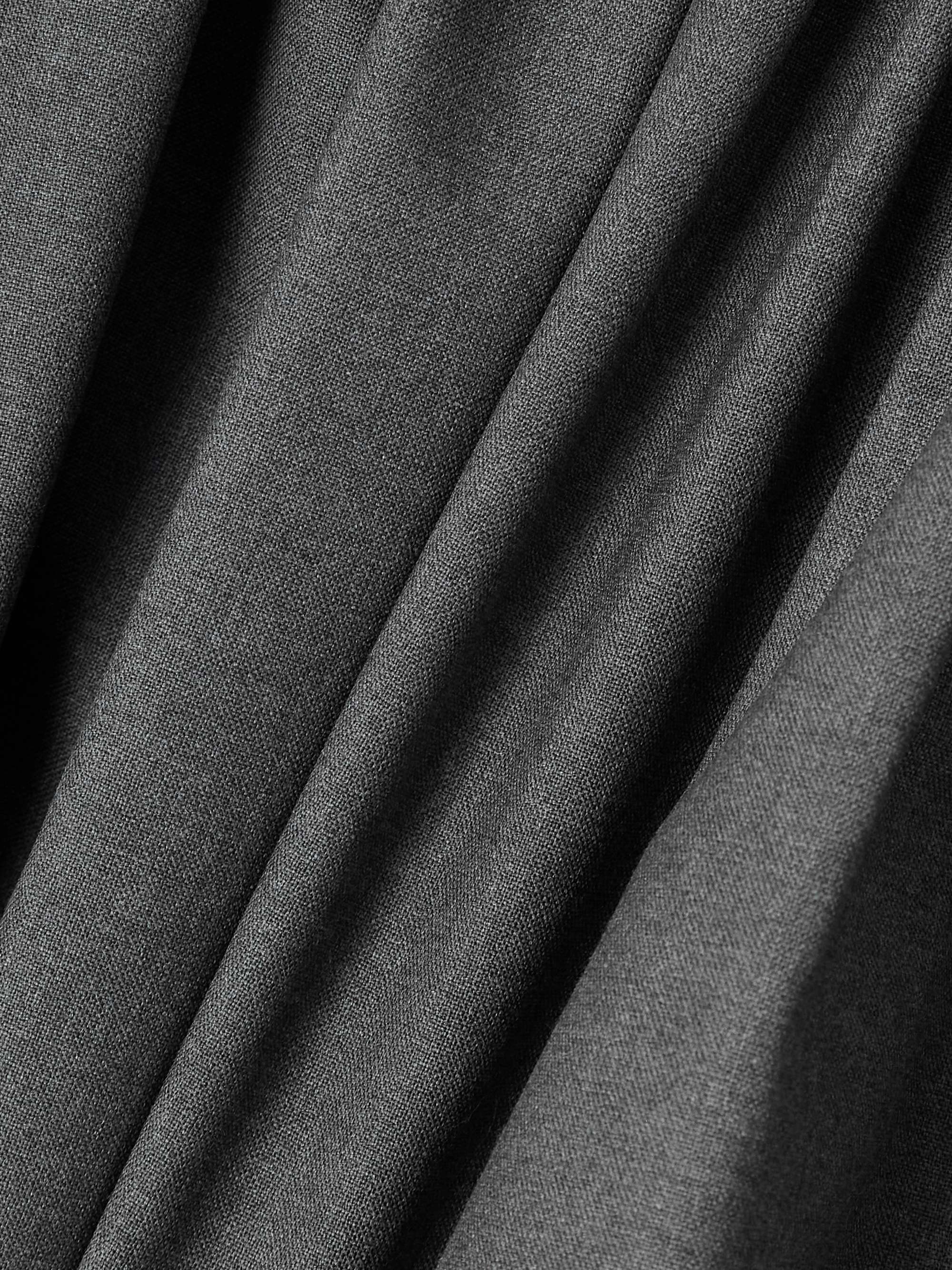 Pleated wool mini skirt view
