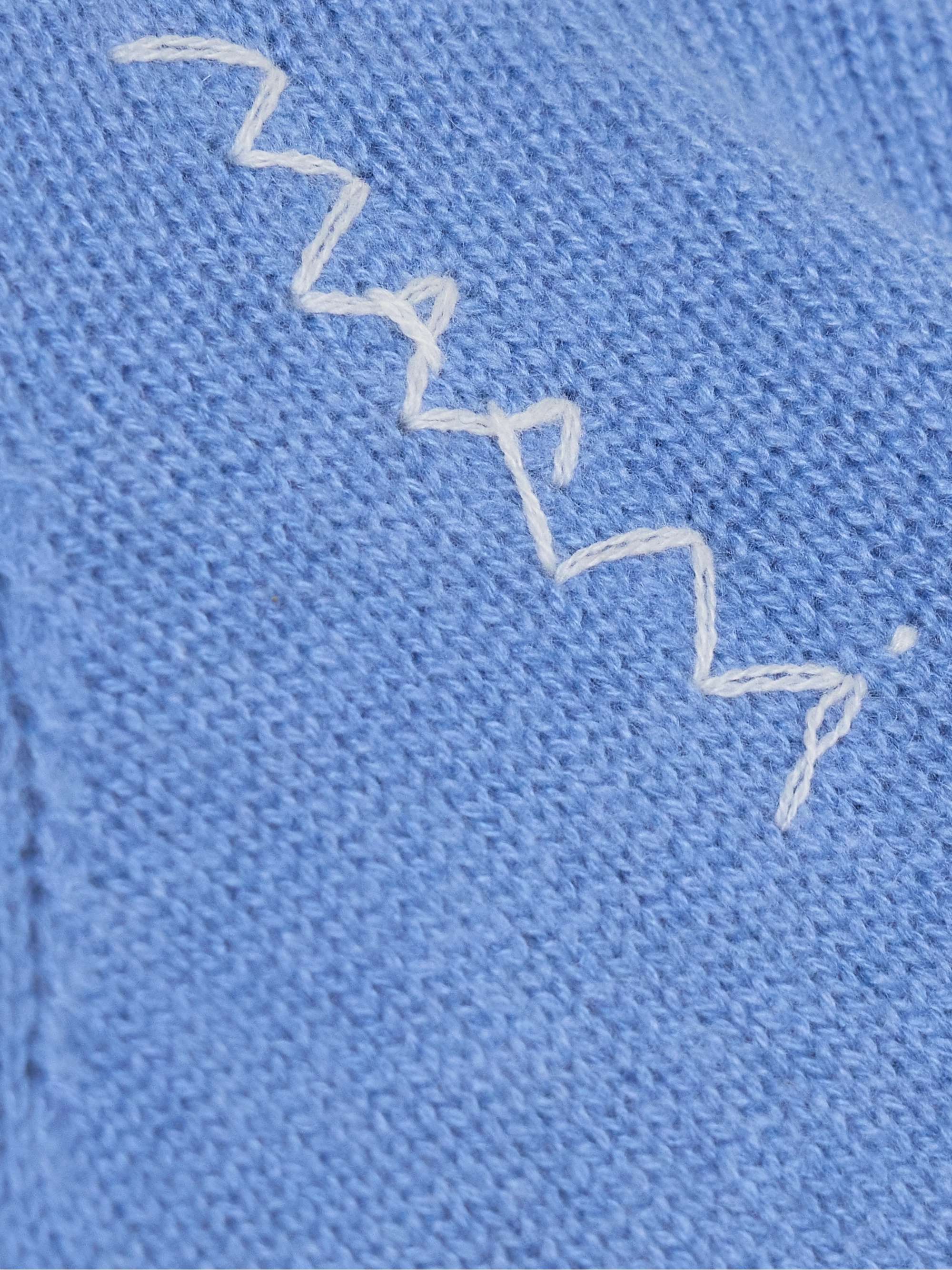 Embroidered cashmere sweater view