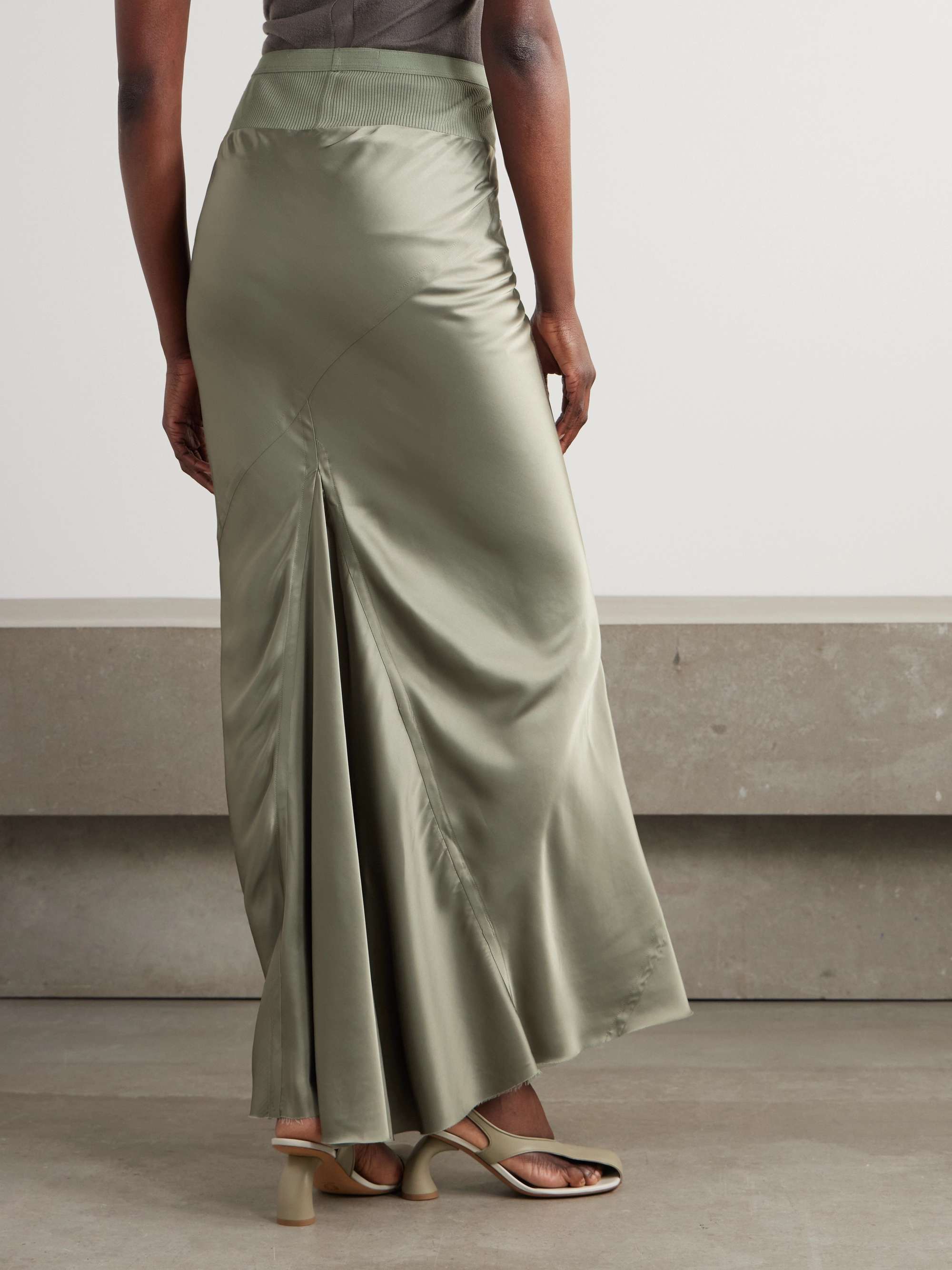 Long Coda charmeuse maxi skirt view