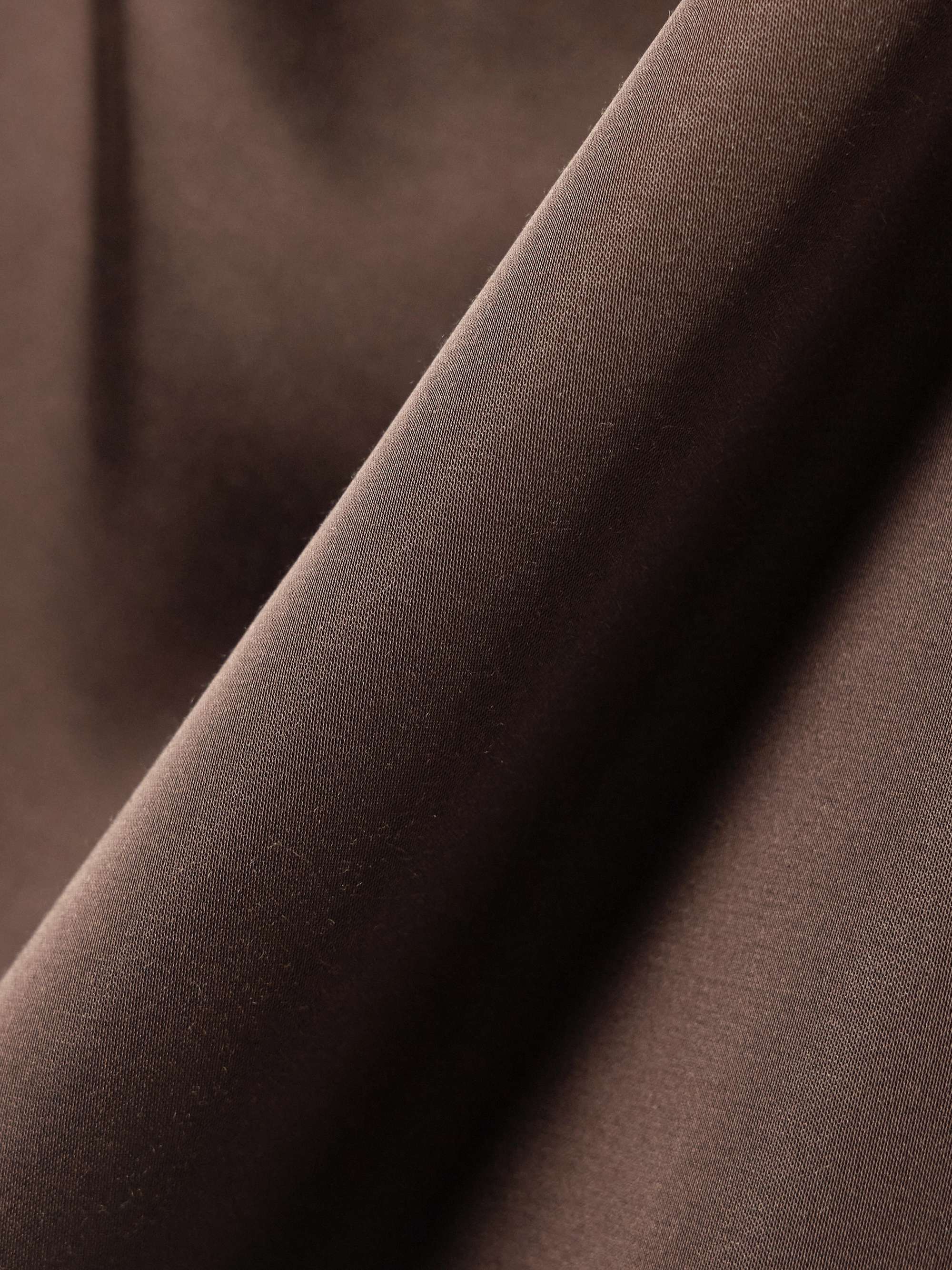 Athena Arrowhead one-shoulder draped satin maxi dress view