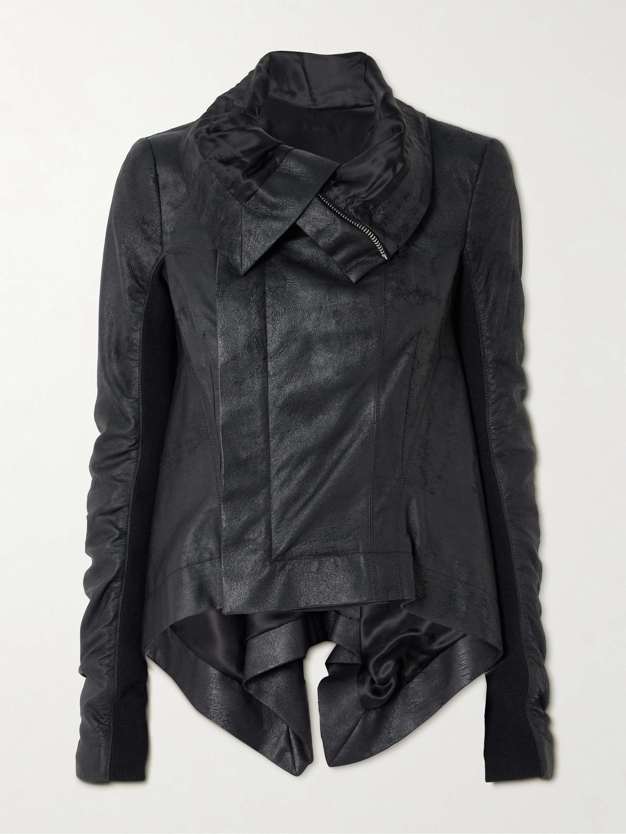 Naska leather biker jacket view