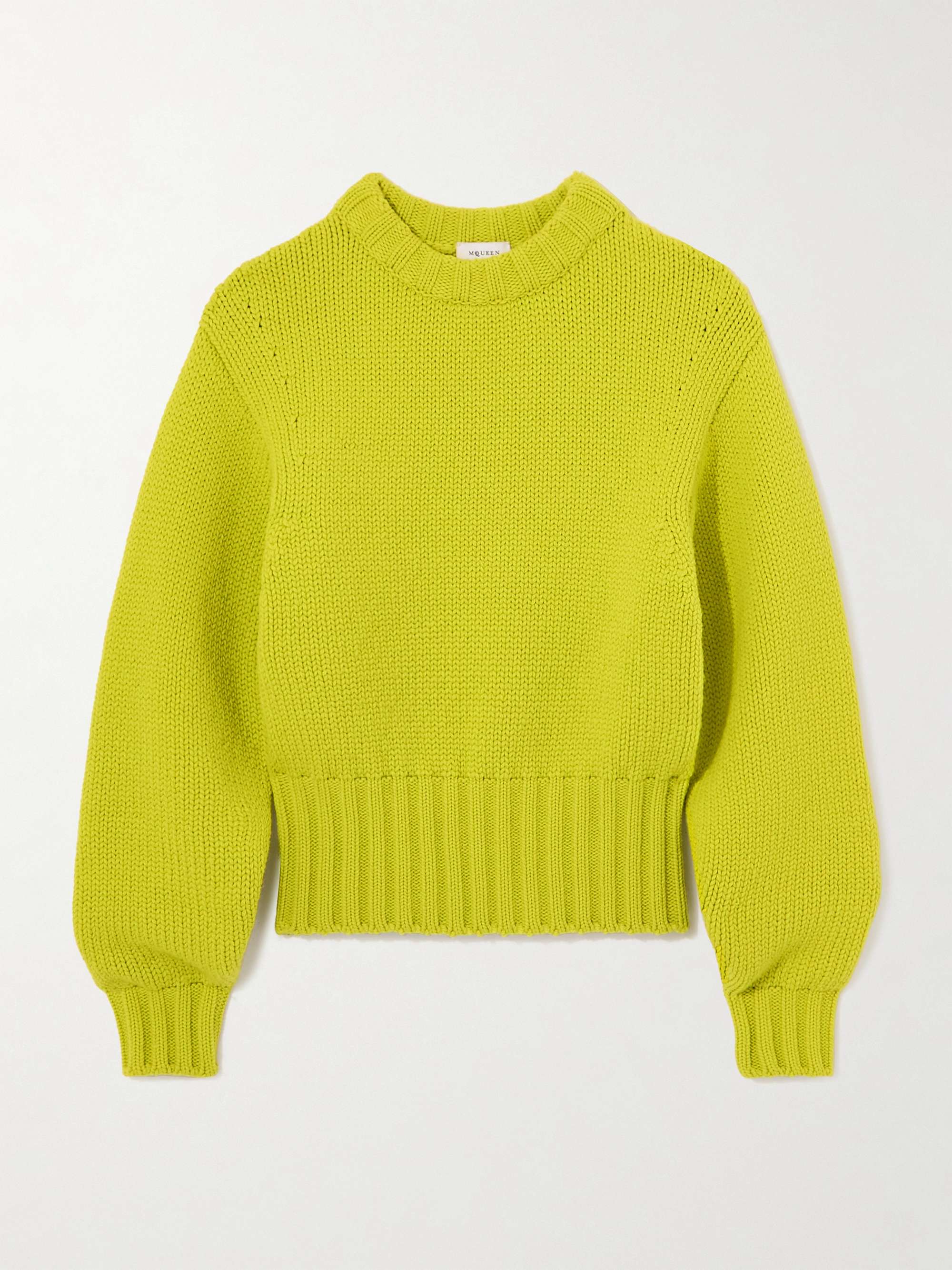 Ribbed wool-blend sweater view