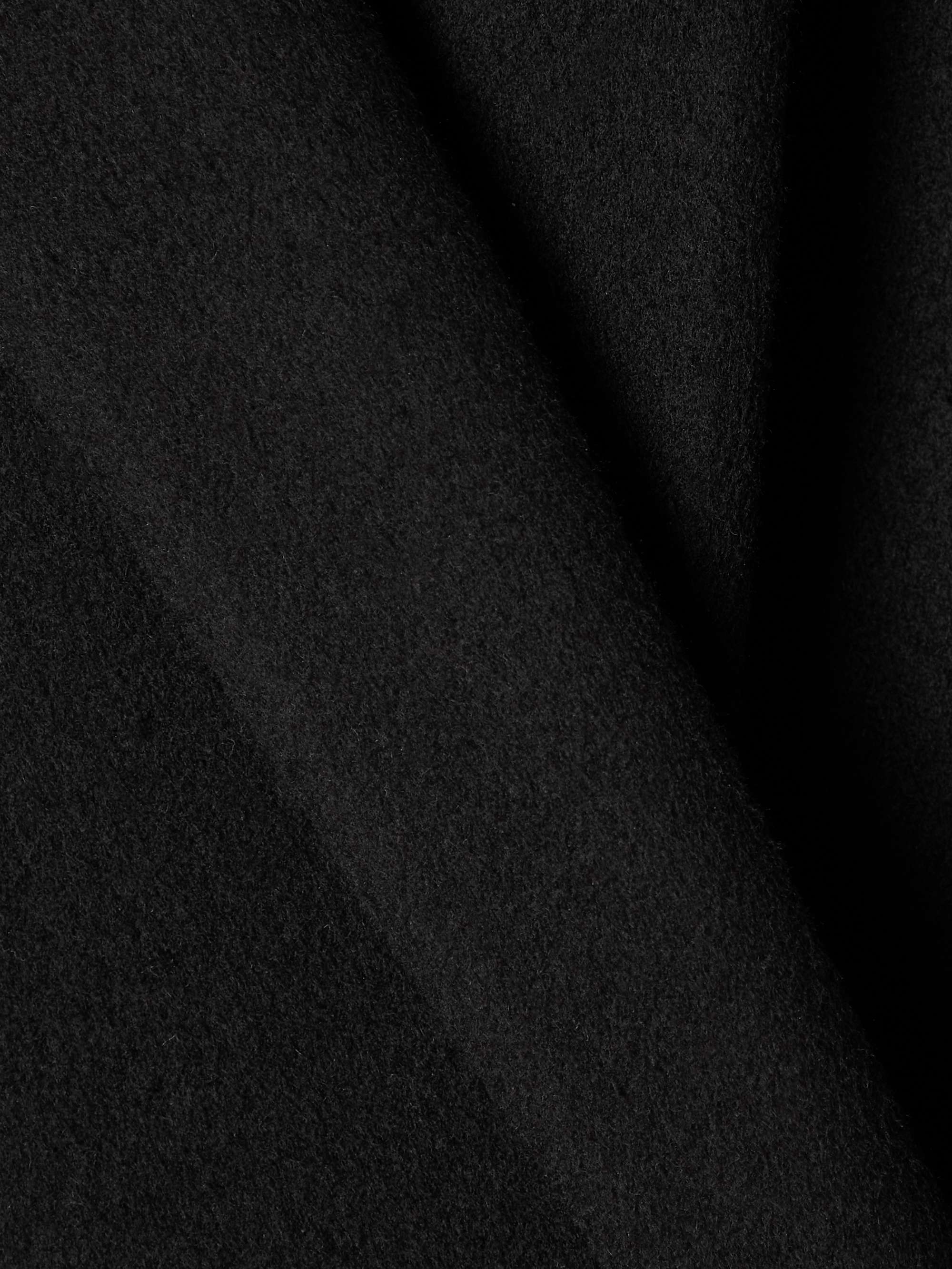 Wool and cashmere-blend coat view