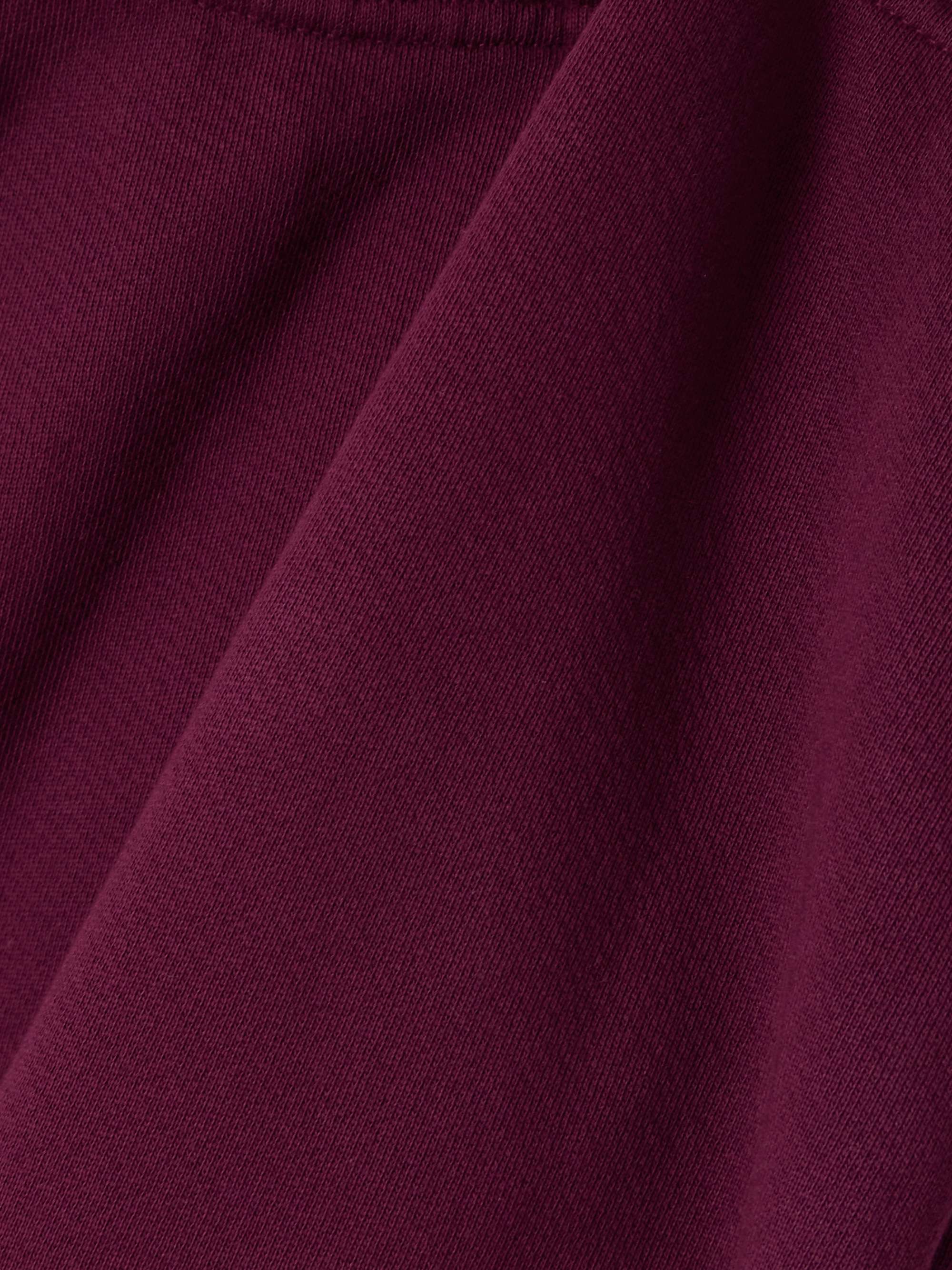 Cotton-jersey flared track pants view