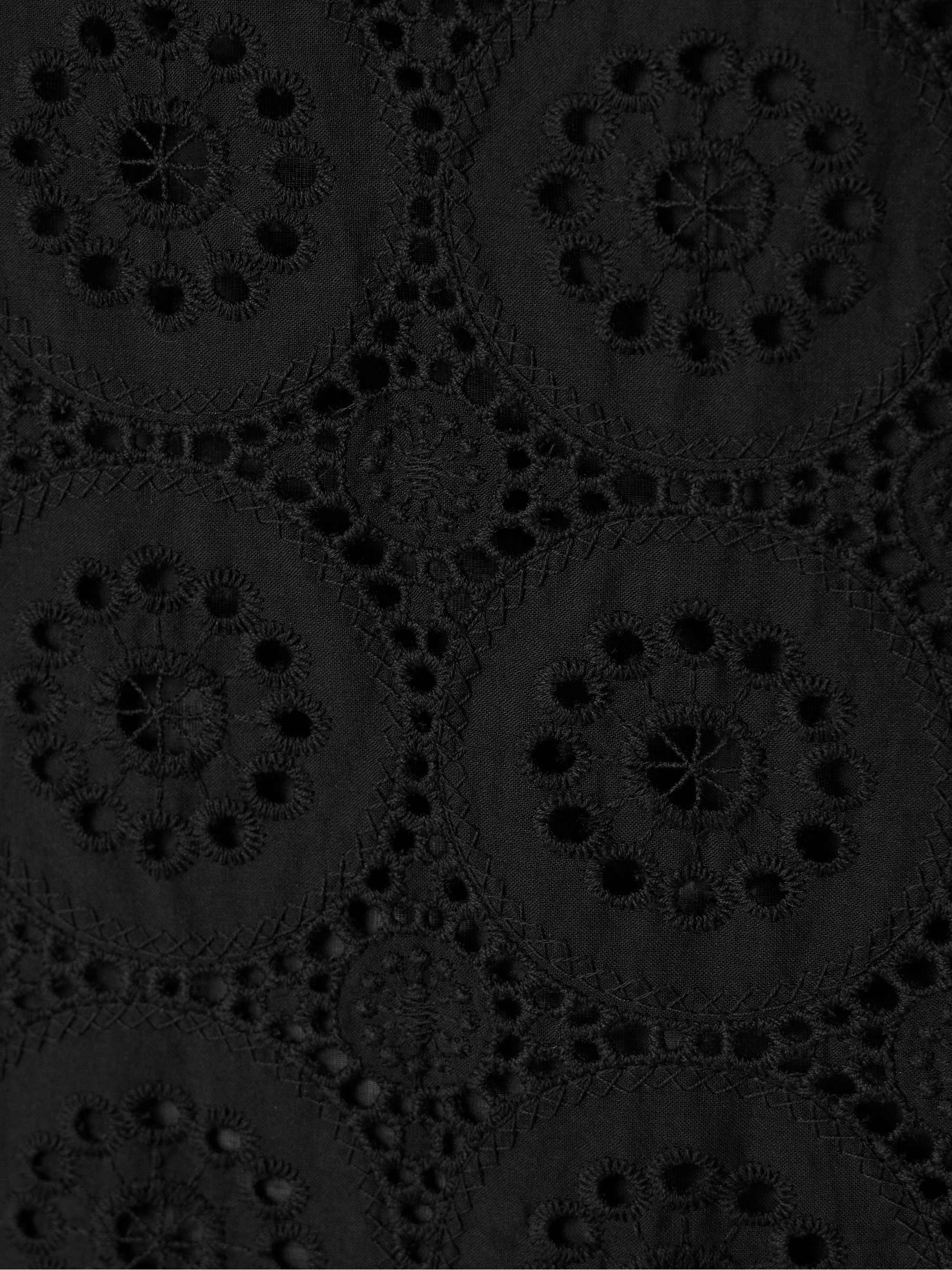 Broderie anglaise cotton maxi dress view