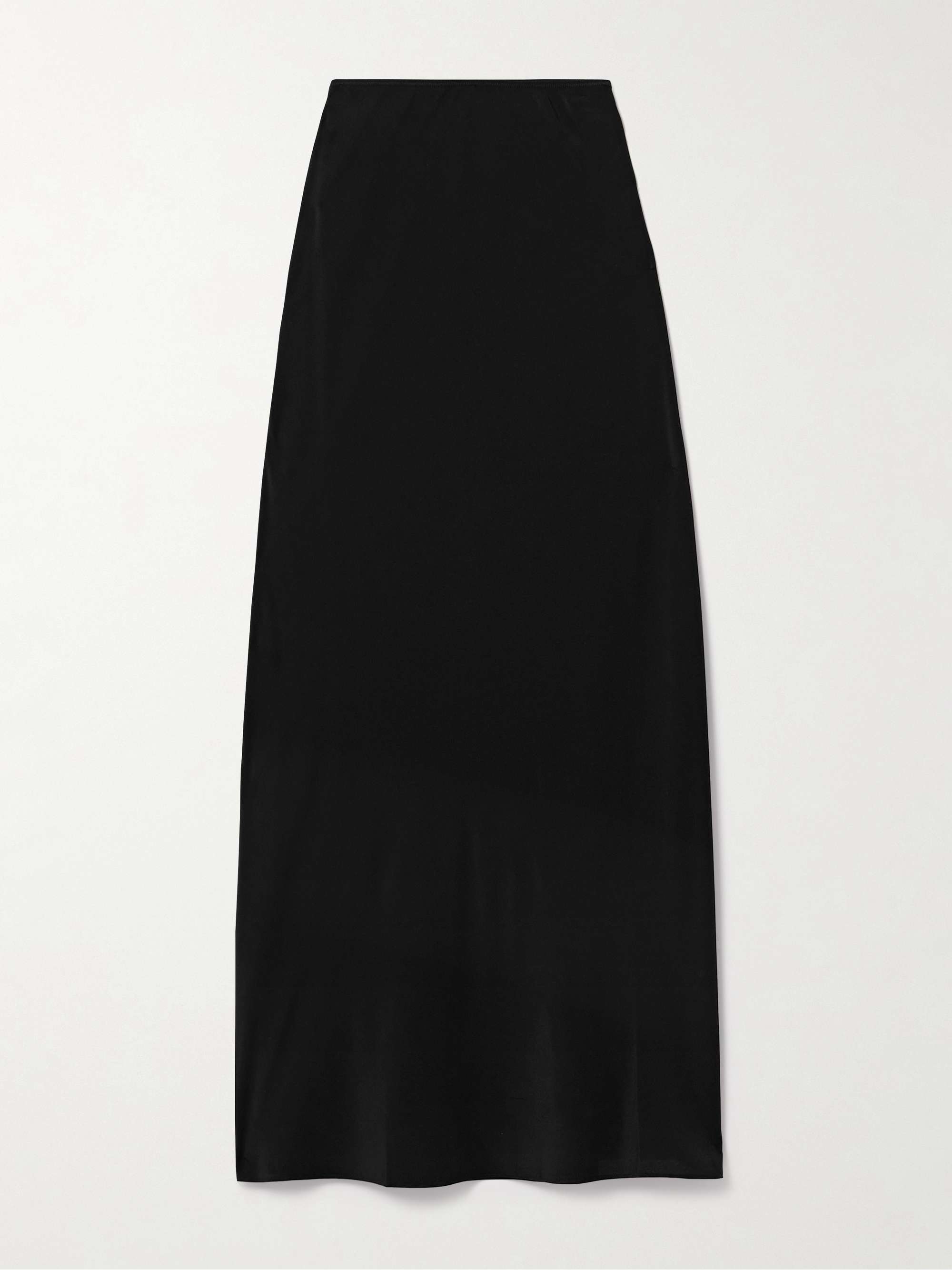 Silk maxi skirt view