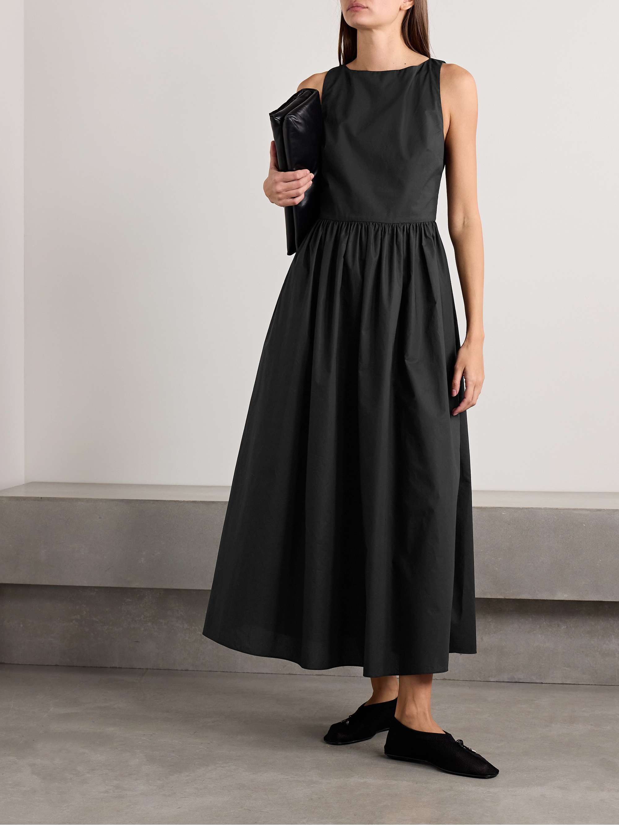 Organic cotton midi dress view