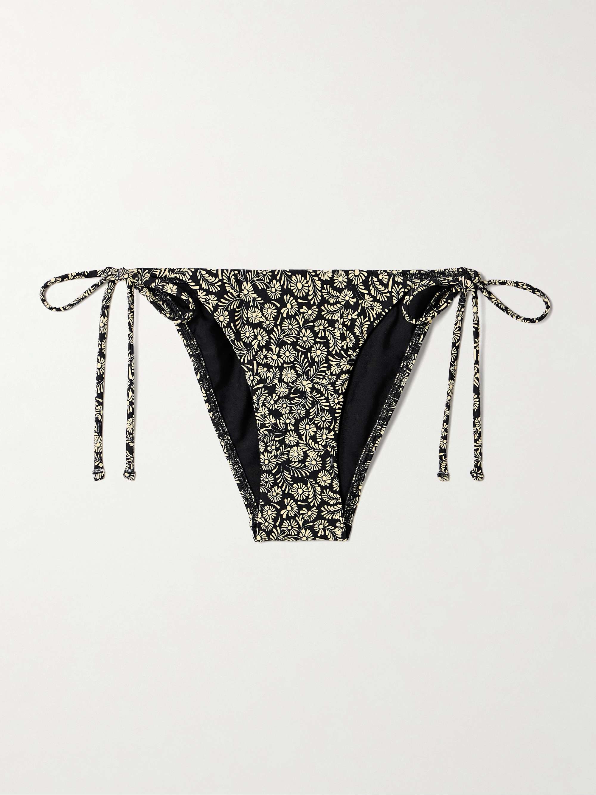 The String floral-print recycled bikini briefs view