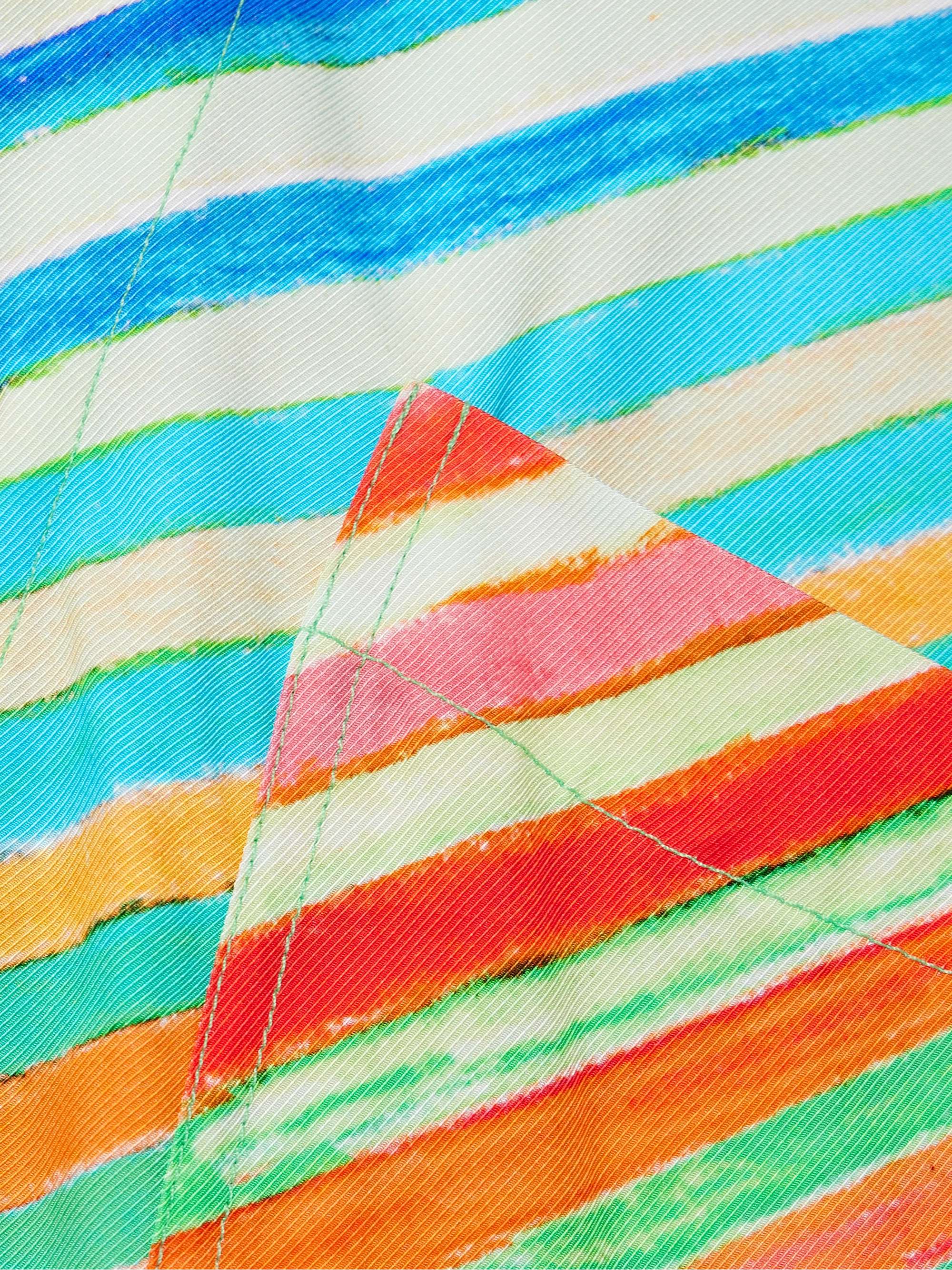 Crayon striped twill shirt view