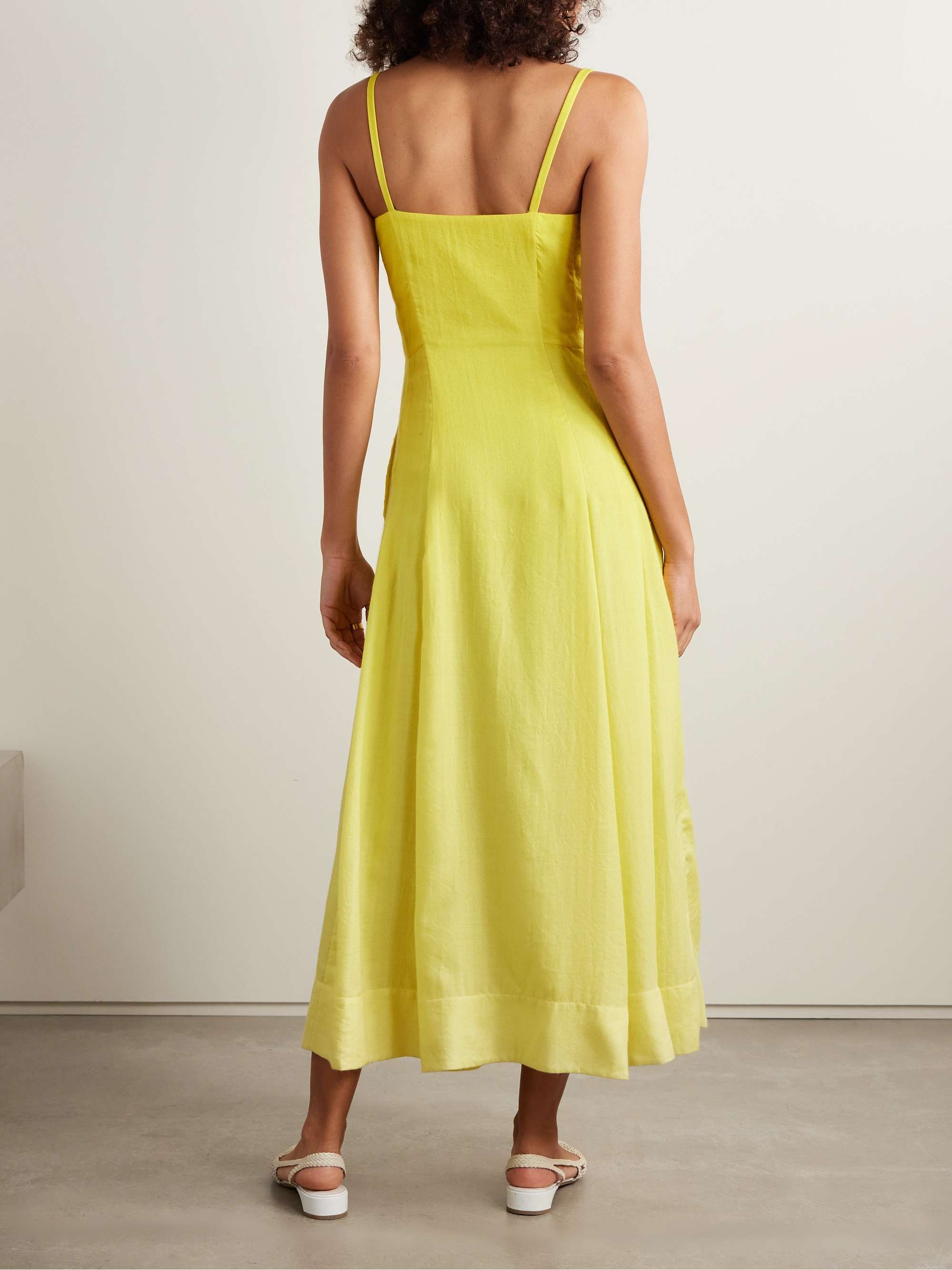 Magritte herringbone cashmere and silk-blend maxi dress view