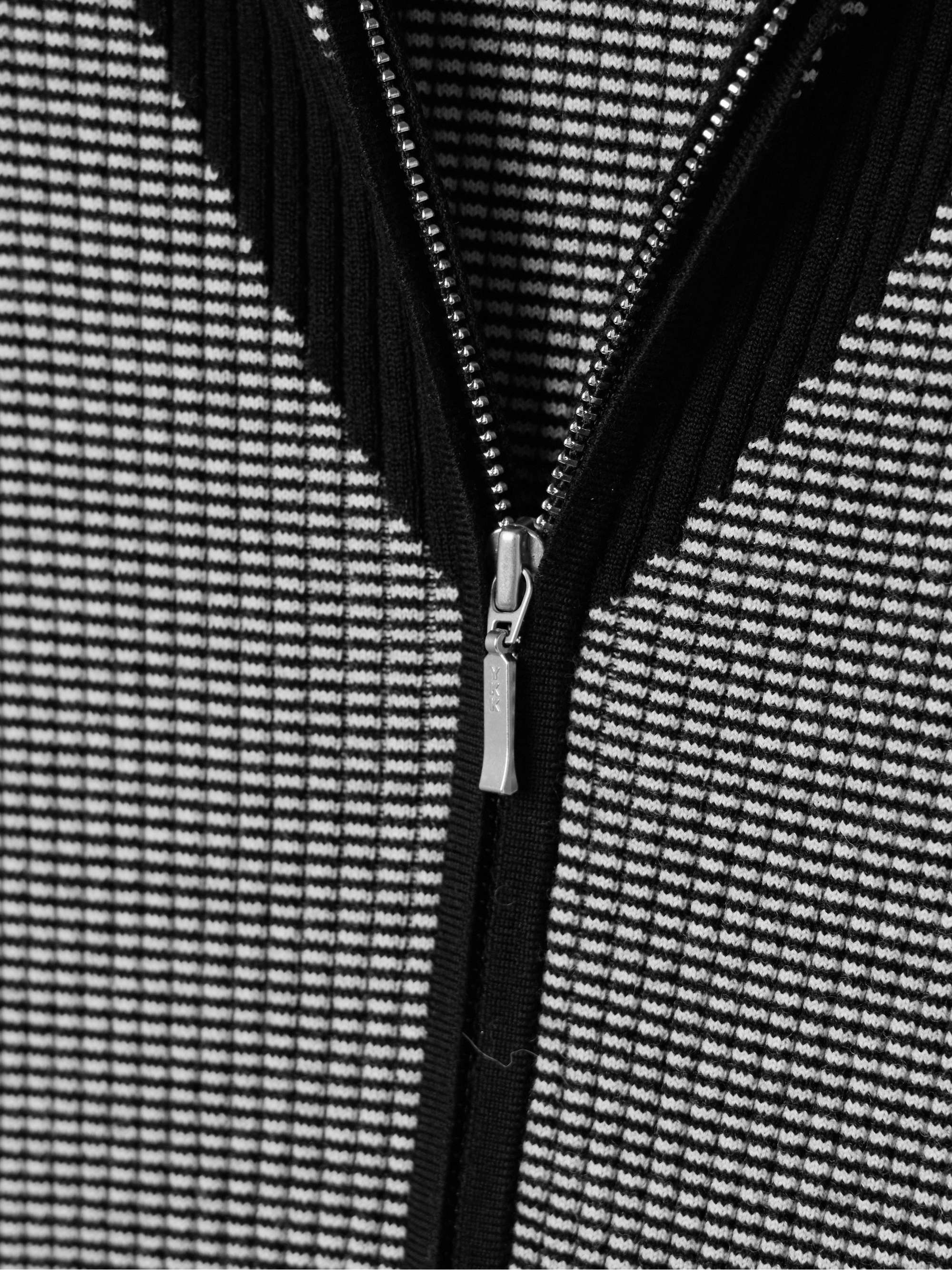 Speed Skate ribbed striped merino wool-blend jumpsuit view