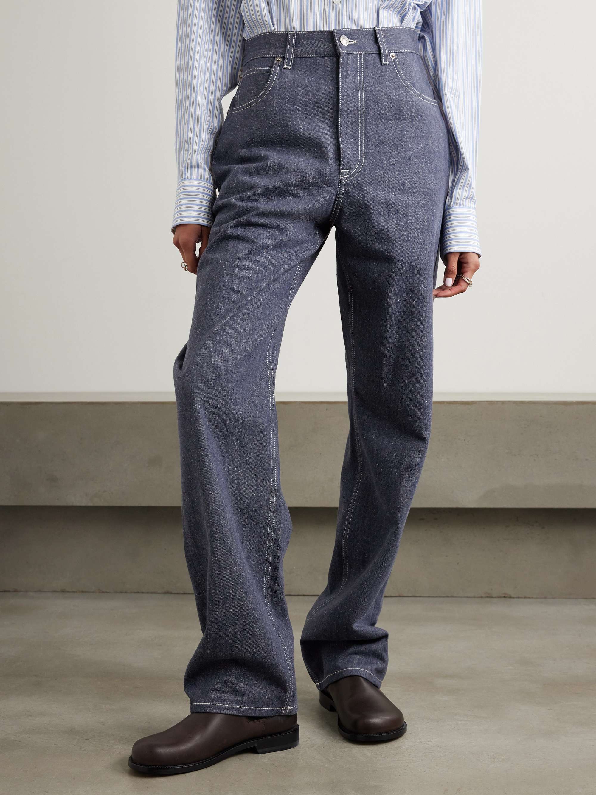 Tye straight-leg jeans view