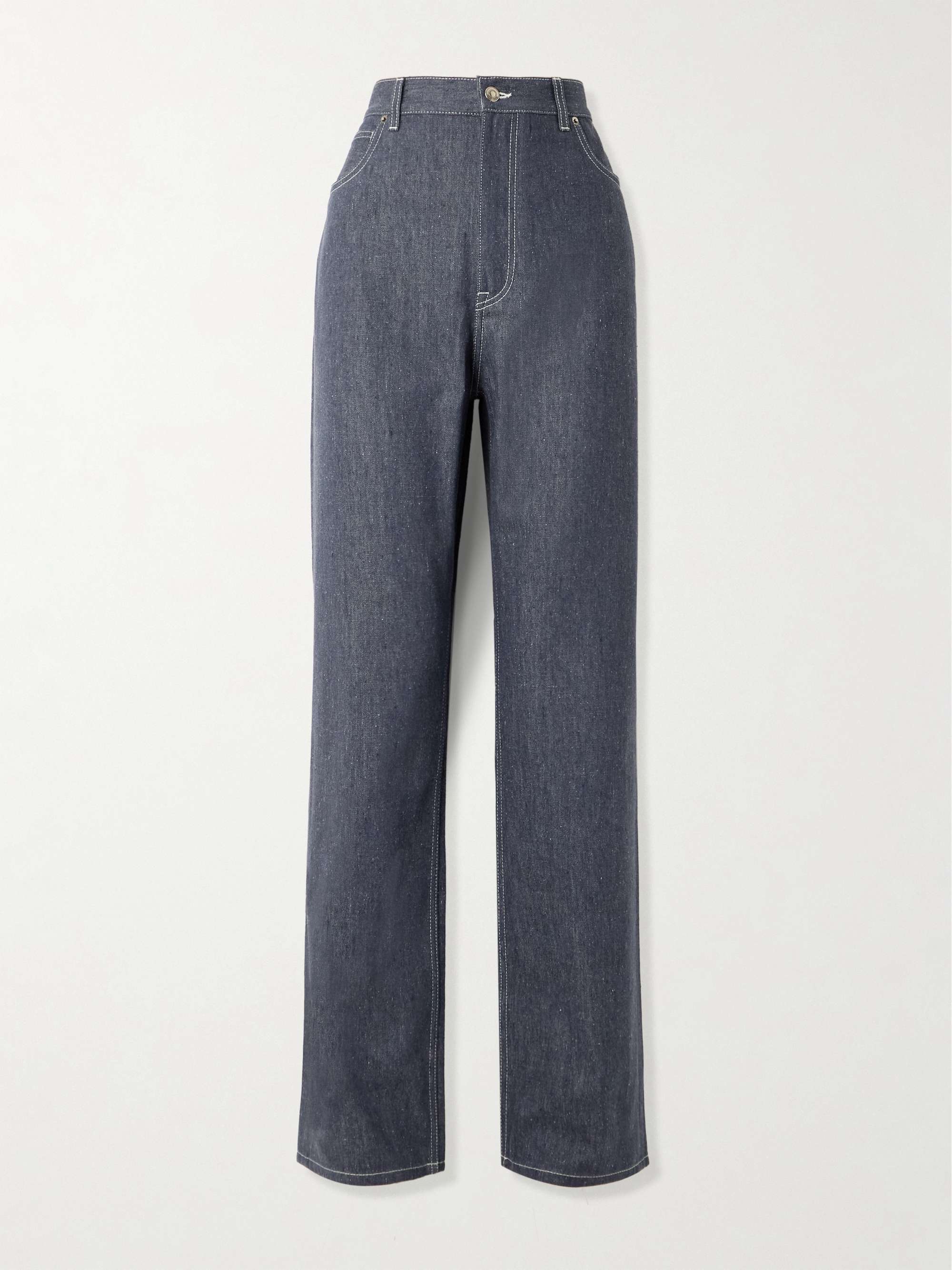 Tye straight-leg jeans view