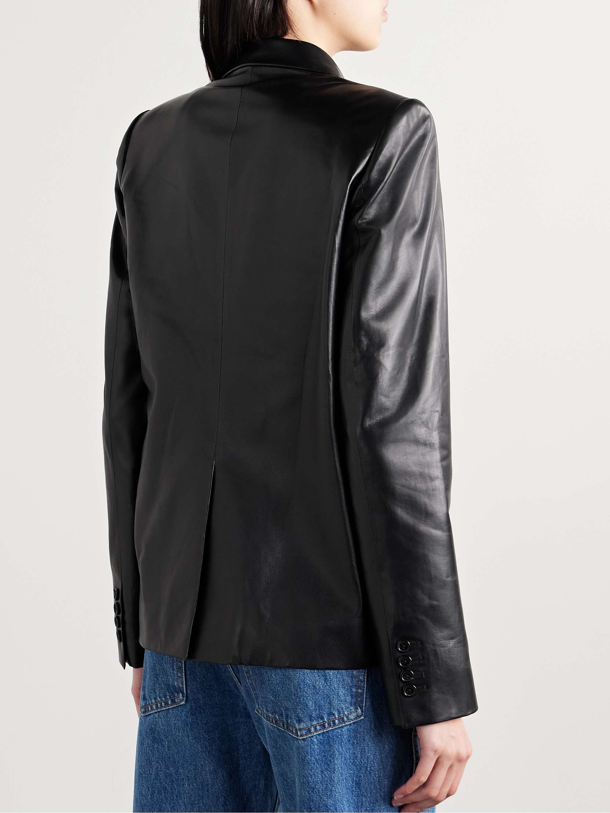 Saraphina leather jacket view