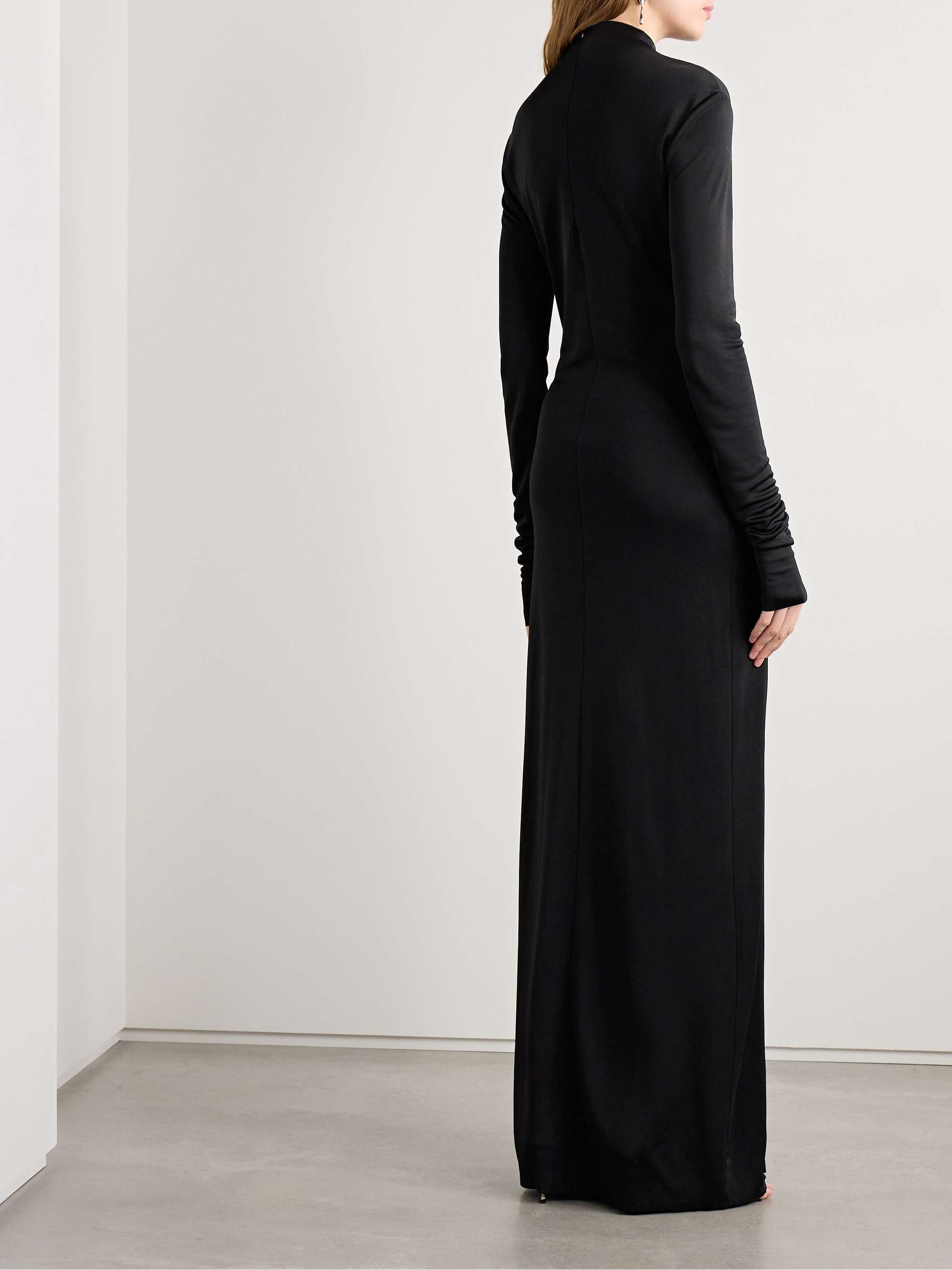 Norla jersey turtleneck gown view