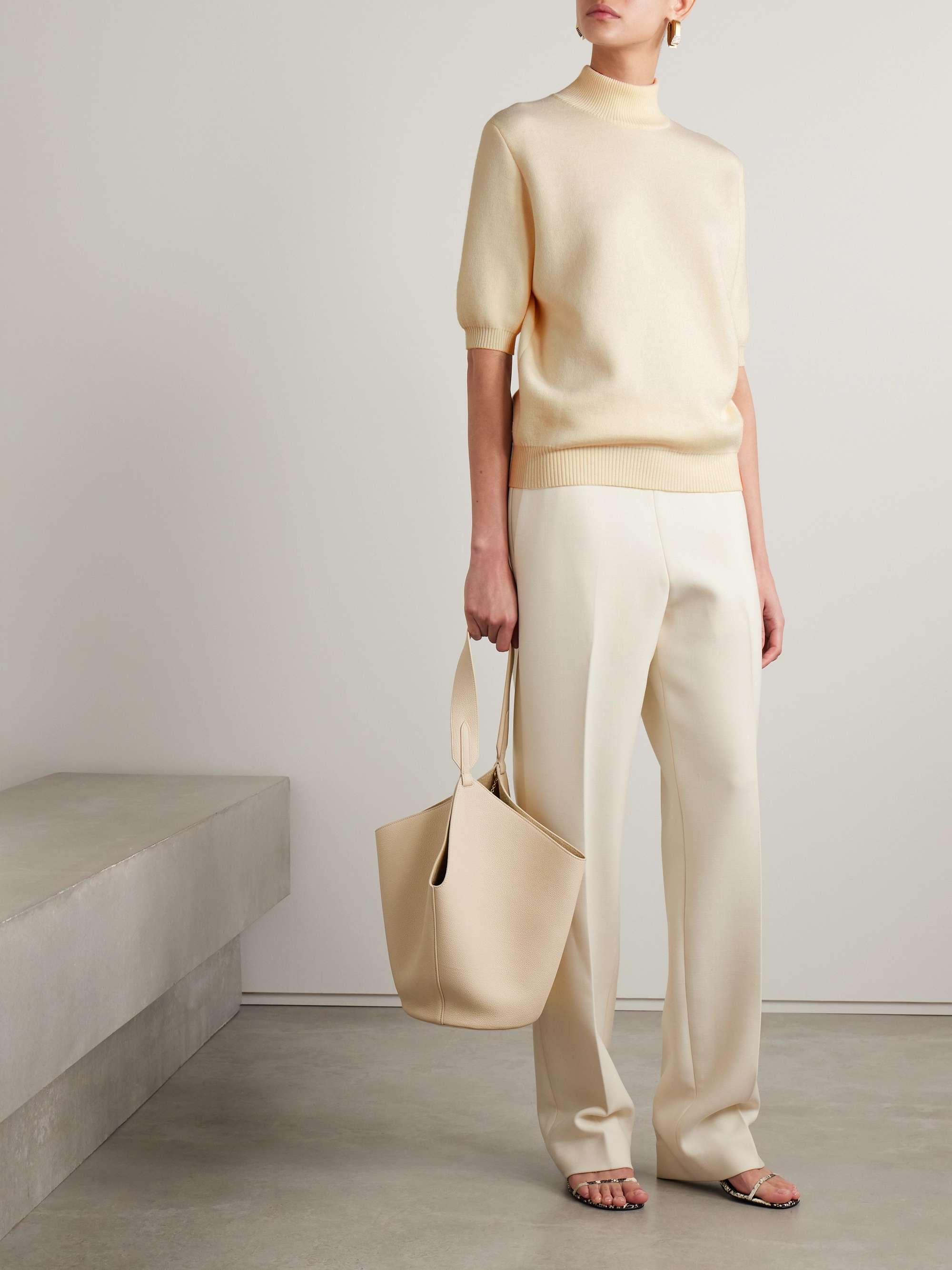 Cambie twill straight-leg pants view