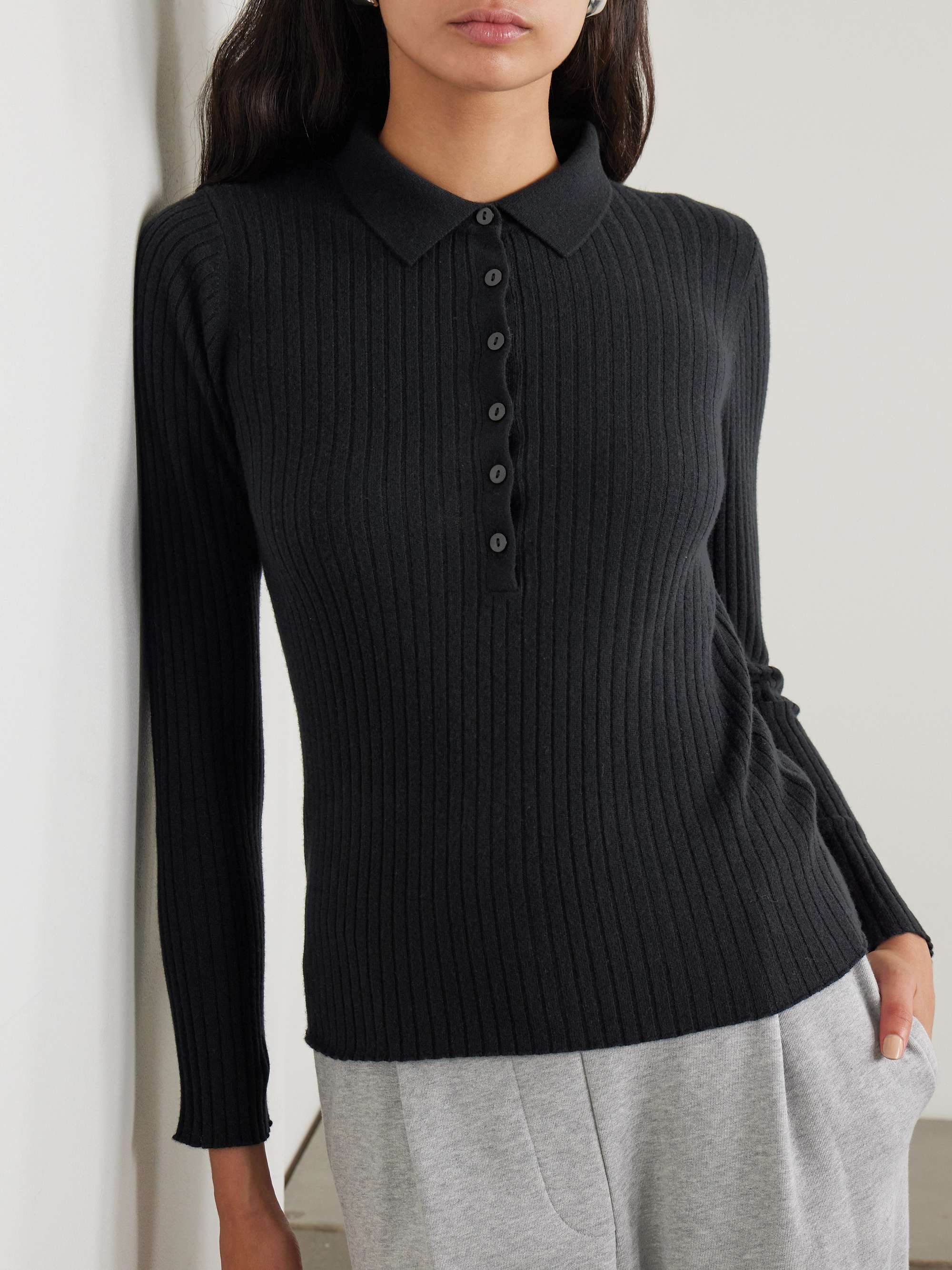 Mable ribbed cashmere sweater view