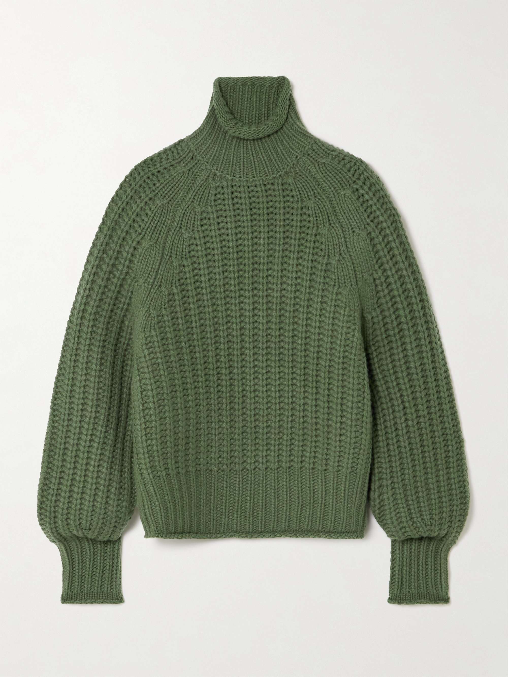 Ellis ribbed cashmere turtleneck sweater view
