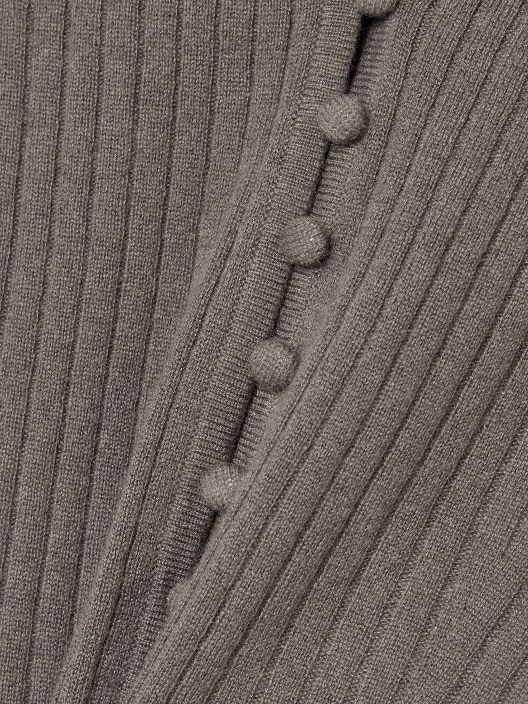 New Cami ribbed cashmere cardigan view