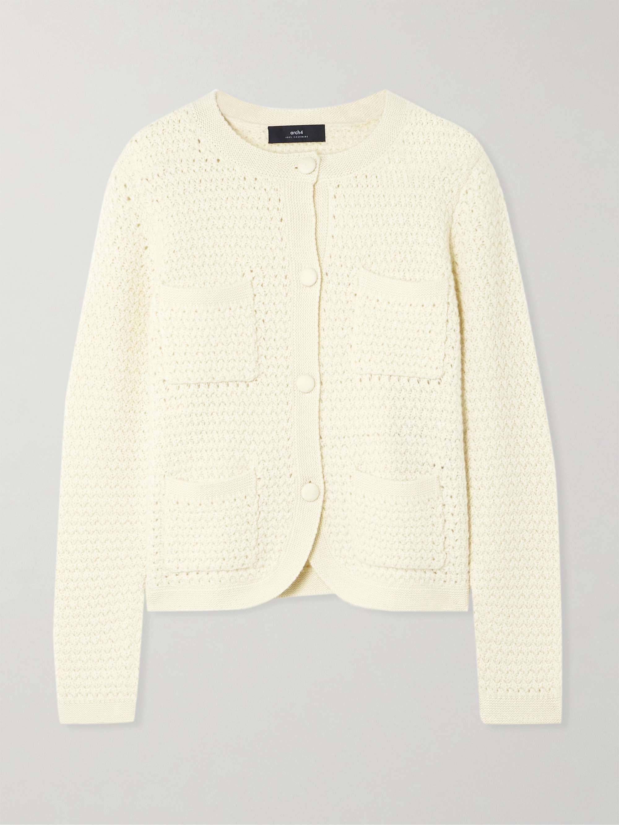 Tulip organic cashmere cardigan view