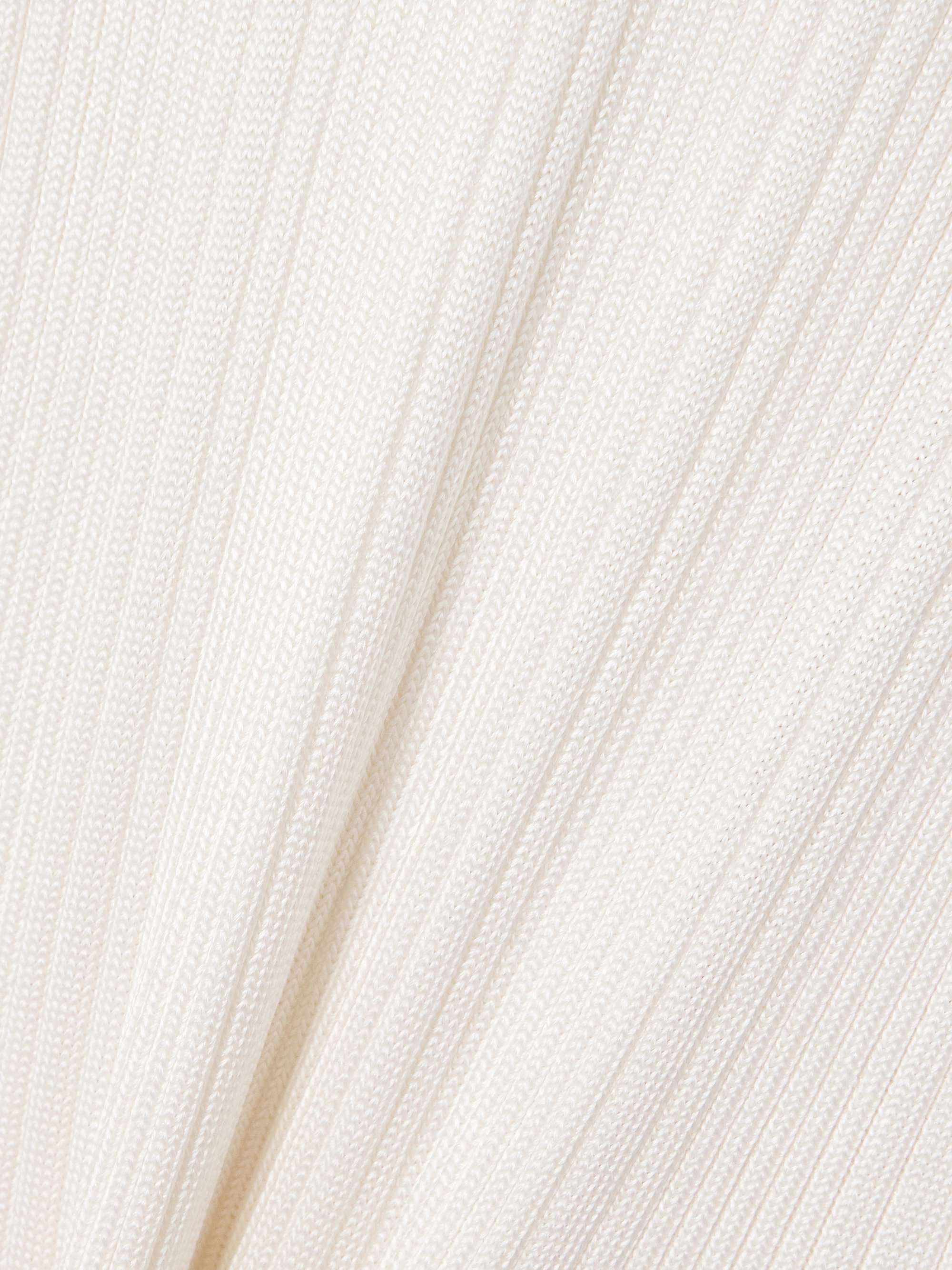 Vivian ribbed silk maxi dress view