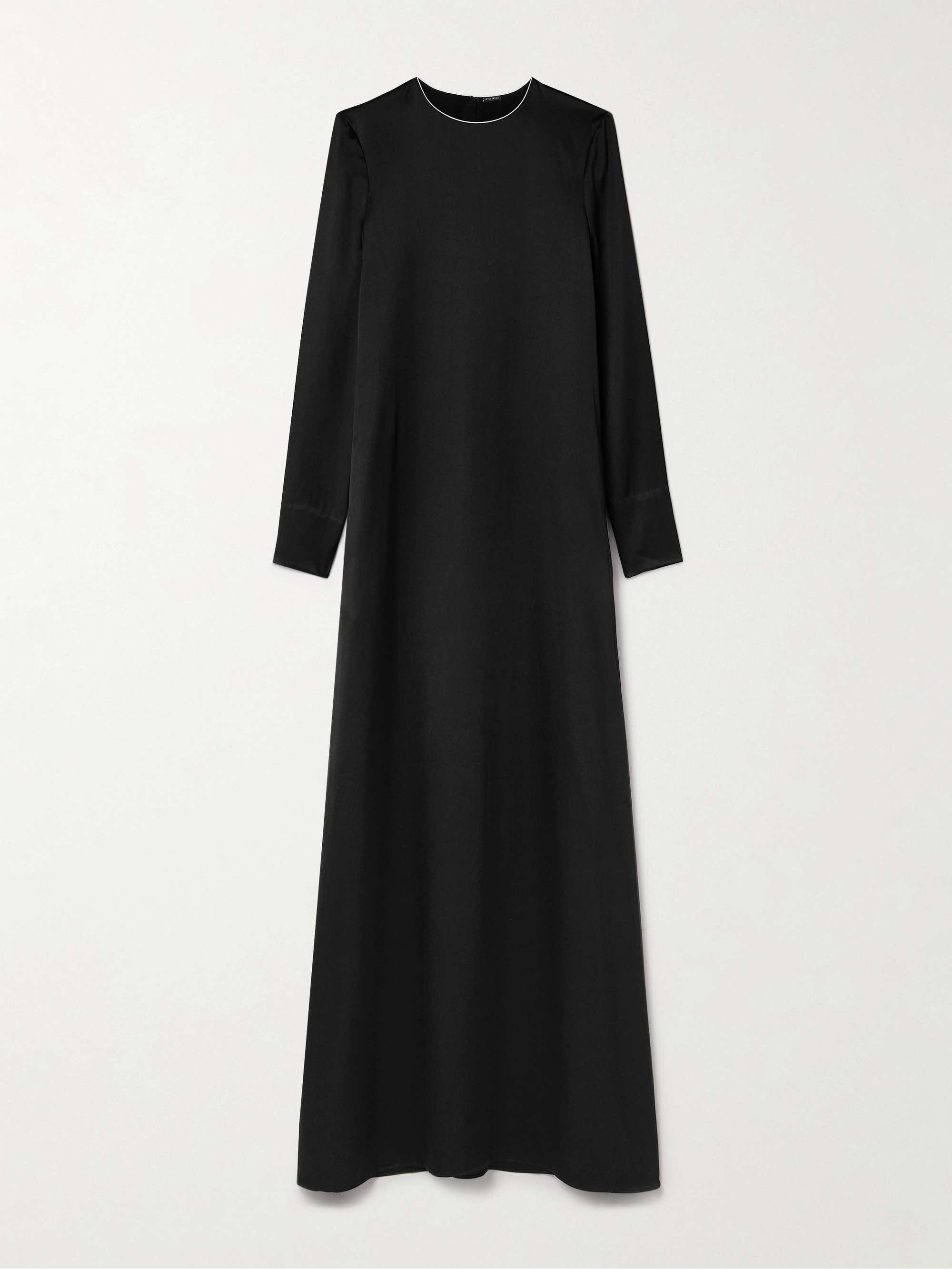Silk-charmeuse gown view