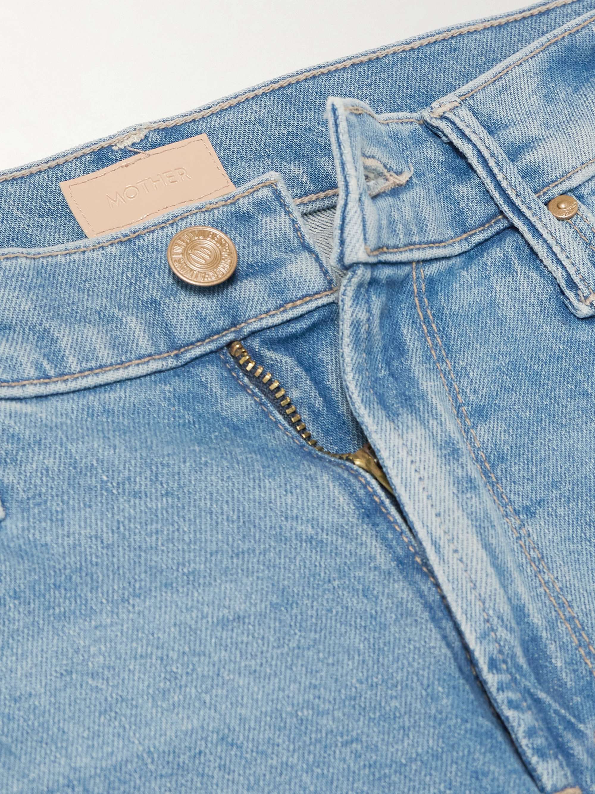 The Doozy high-rise flared recycled jeans view