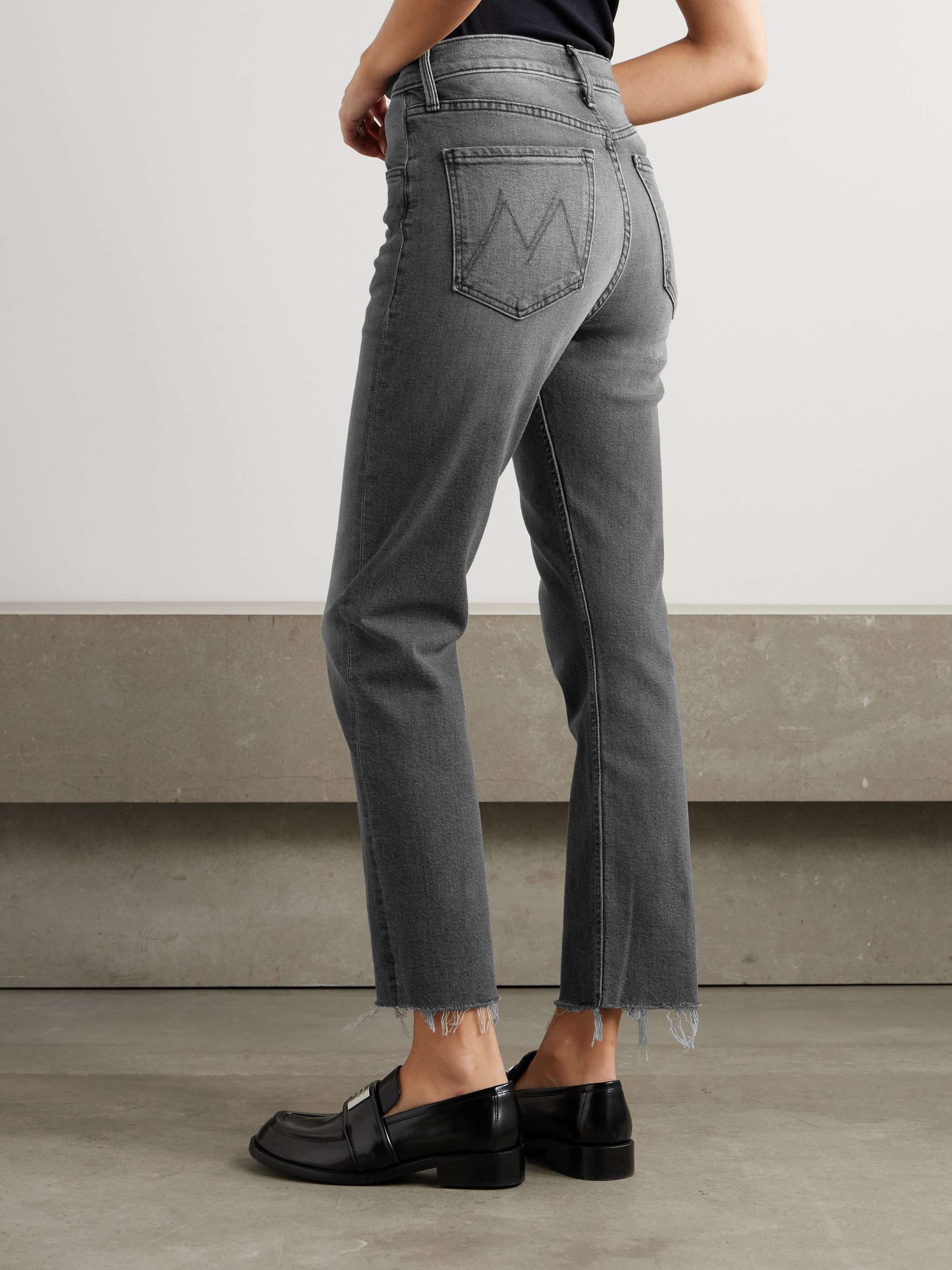 The Tomcat Ankle Fray distressed straight-leg jeans view