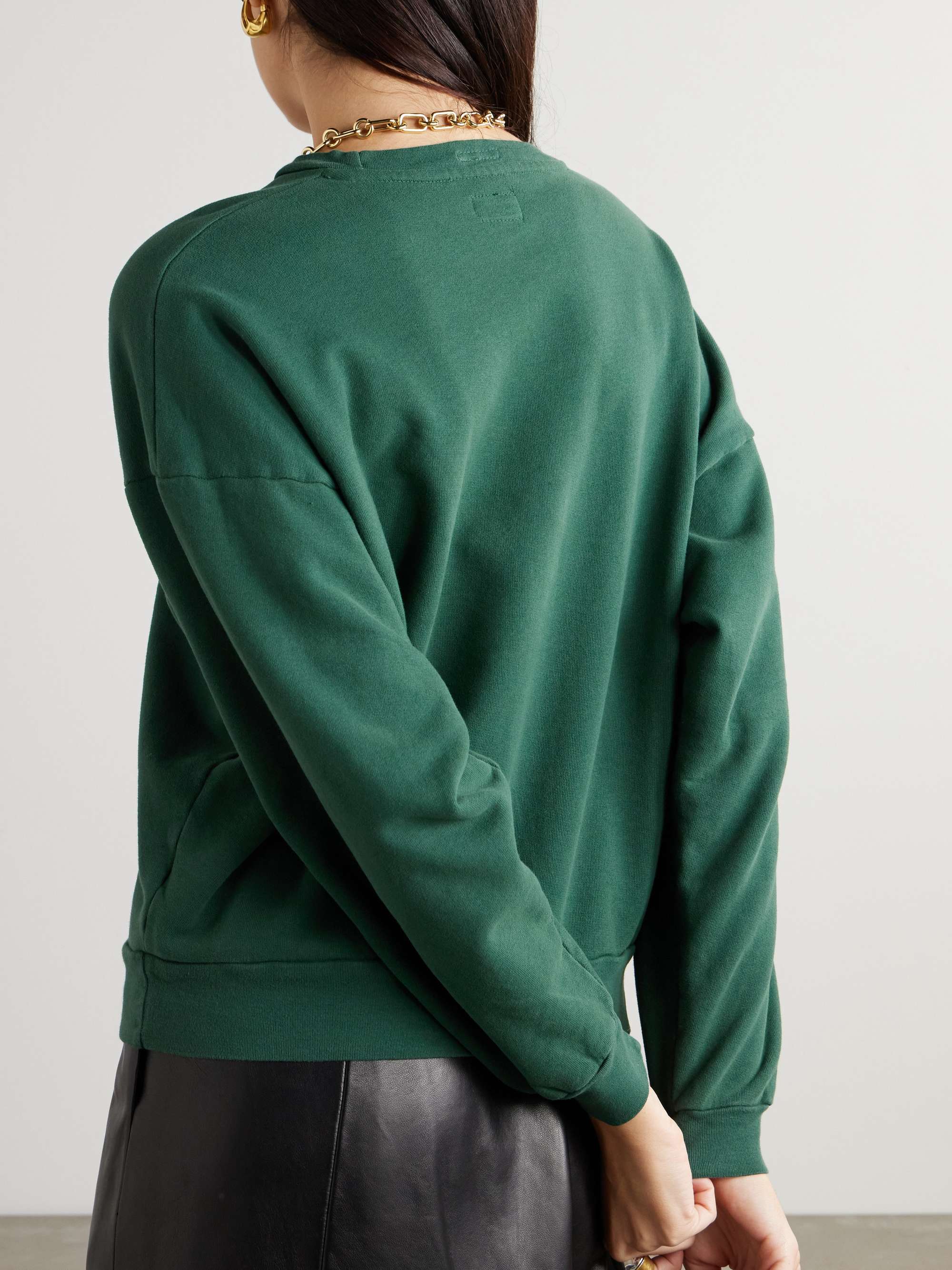 The Drop Square printed cotton-jersey sweatshirt view
