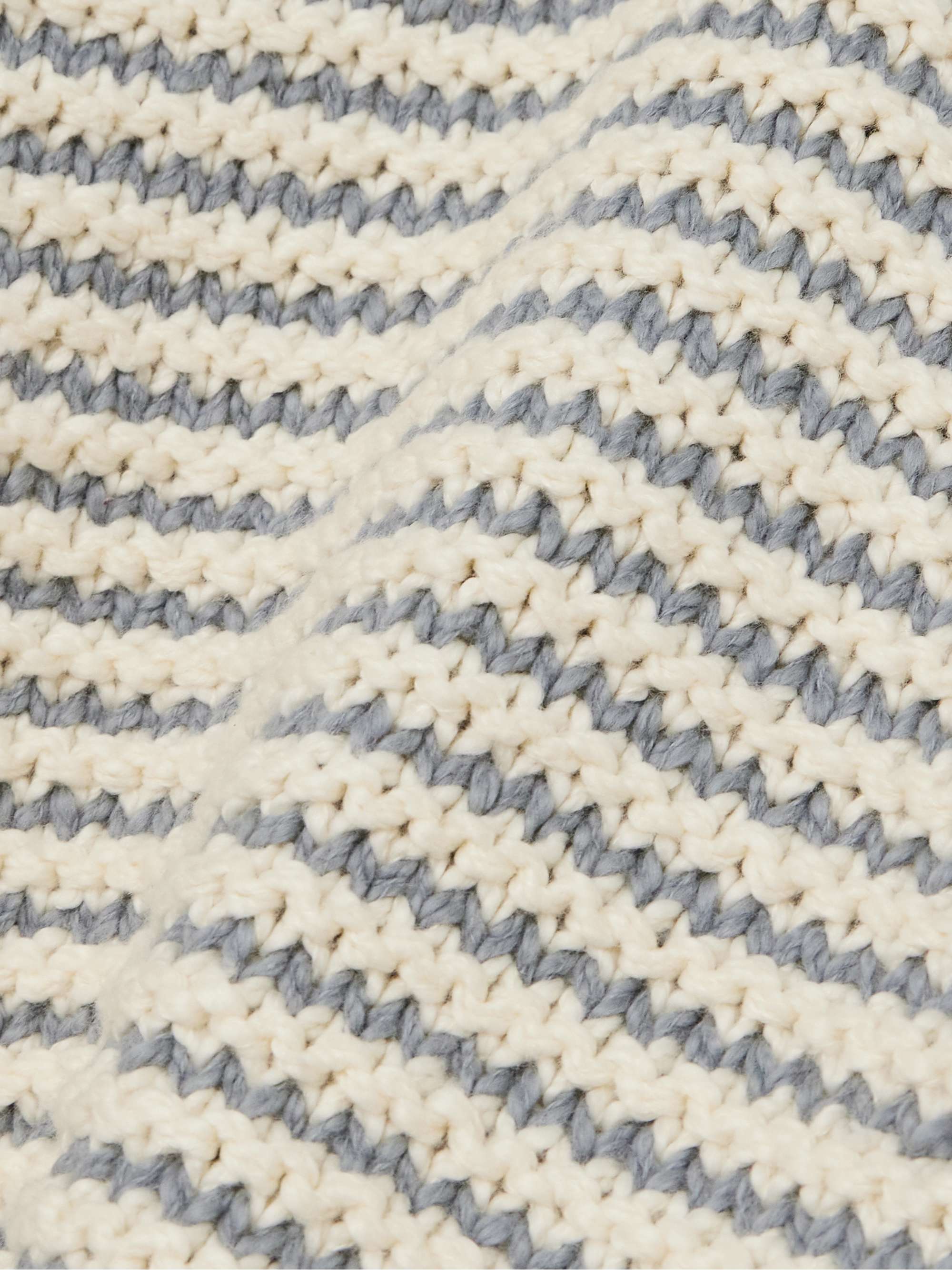 The Bell Sleeve striped cotton sweater view