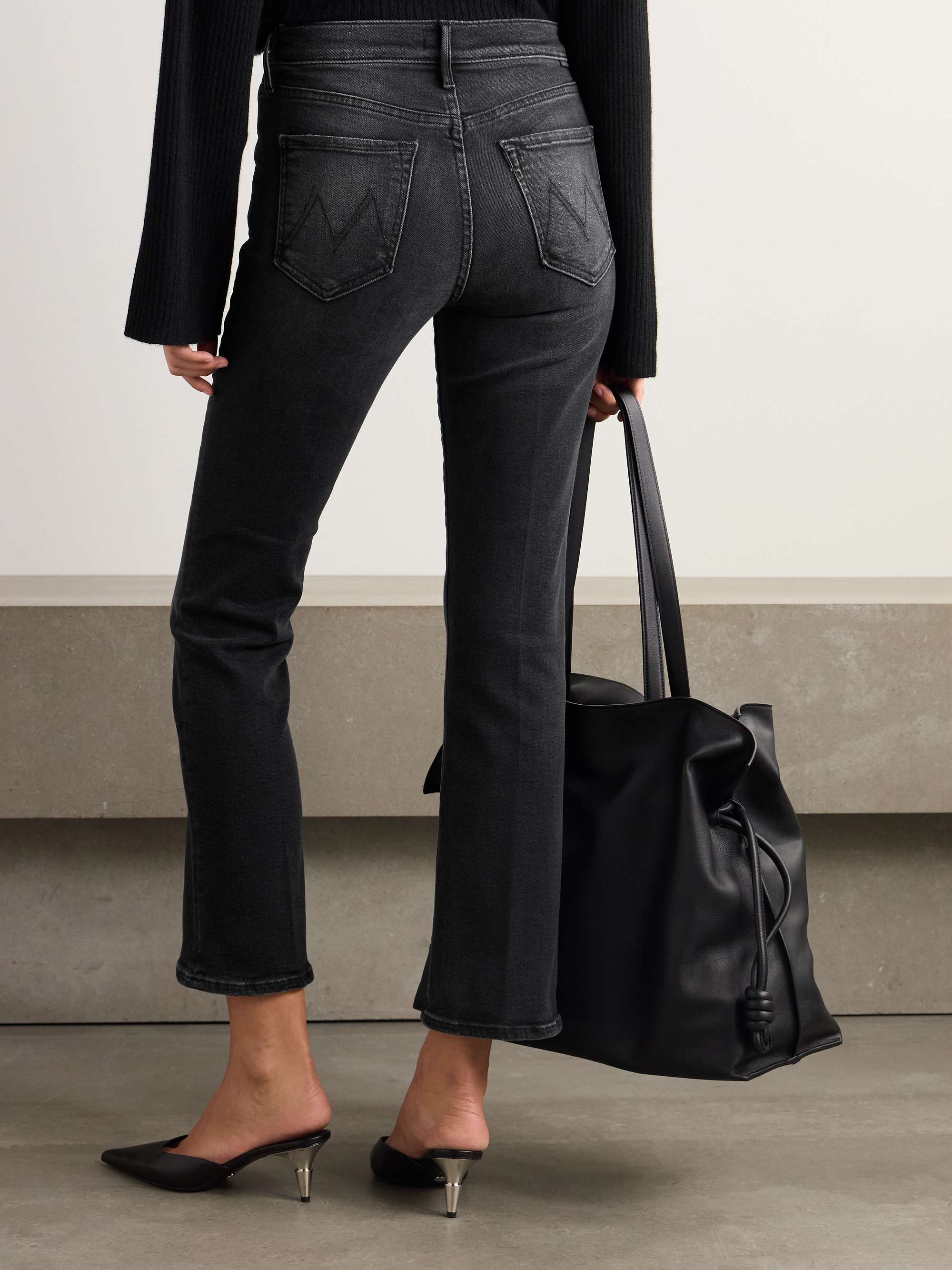 The Outsider Flood cropped mid-rise bootcut jeans view
