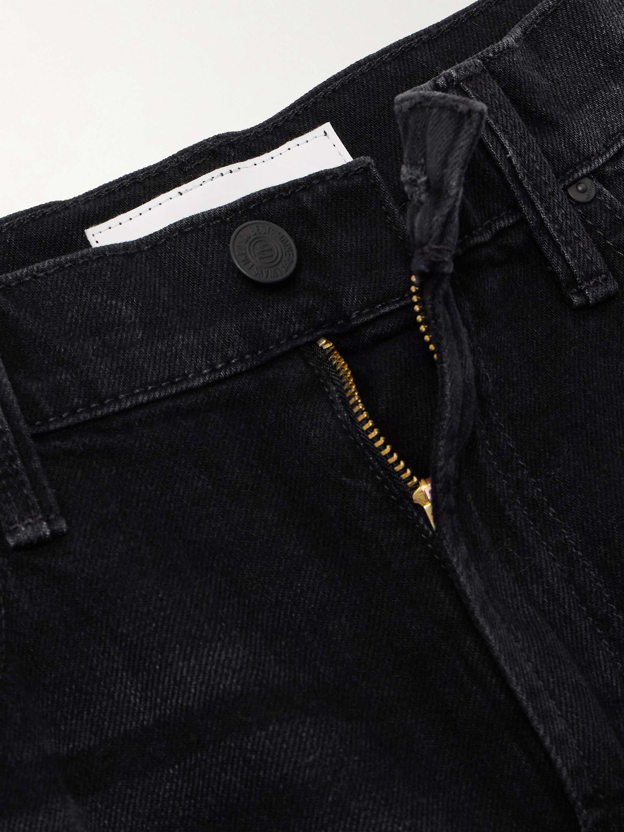 The Spinner Zip Sneak high-rise straight-leg jeans view