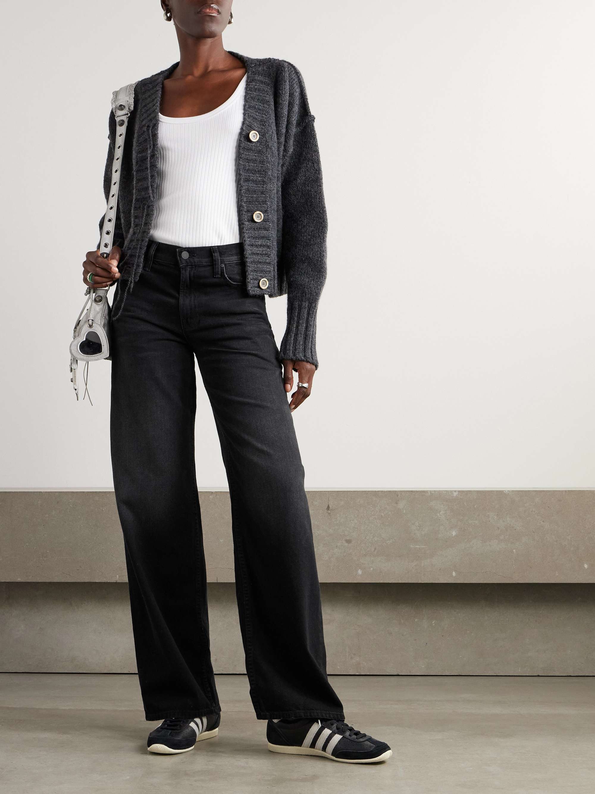 The Spinner Zip Sneak high-rise straight-leg jeans view