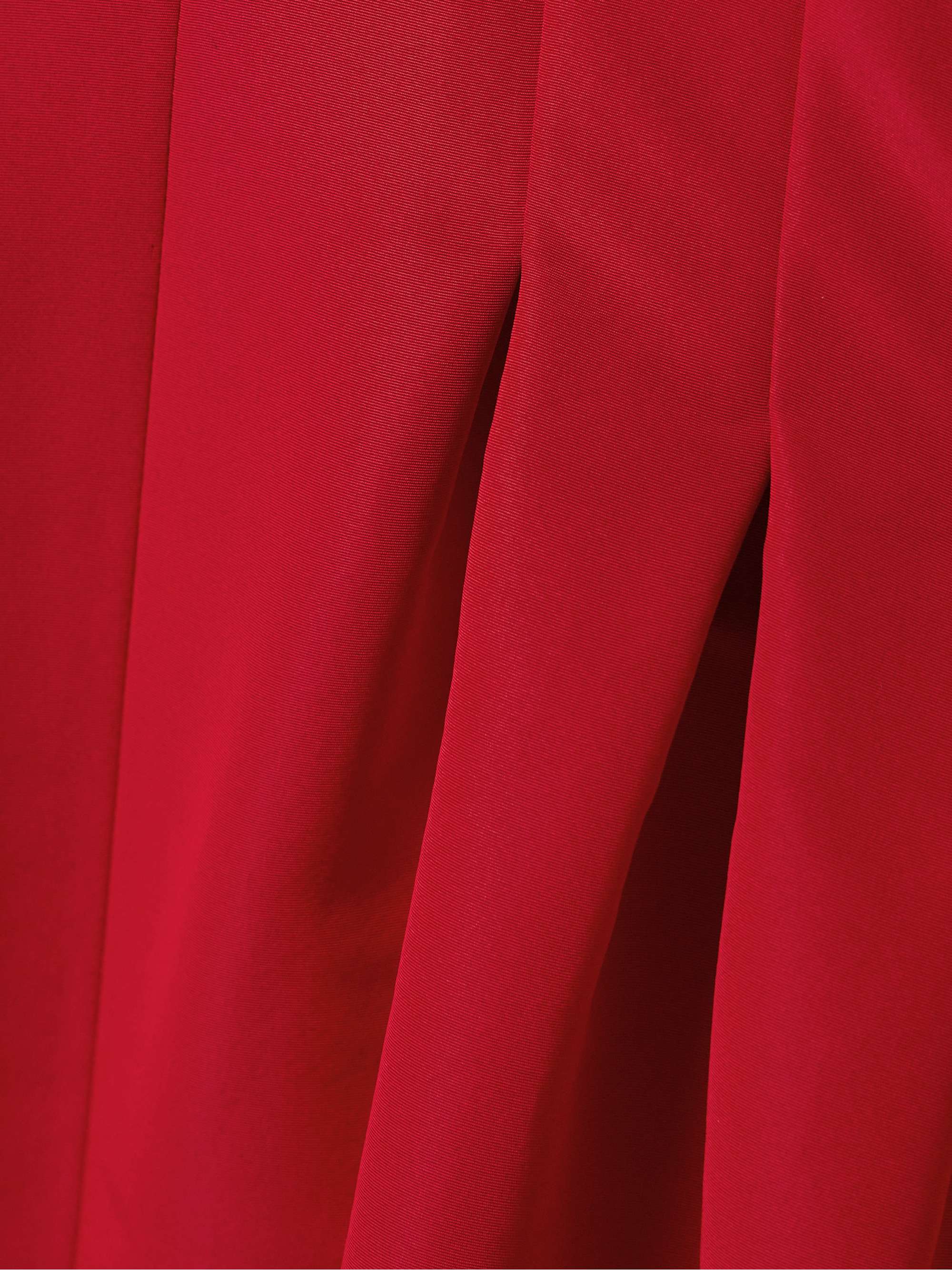 Pleated silk-faille midi dress view