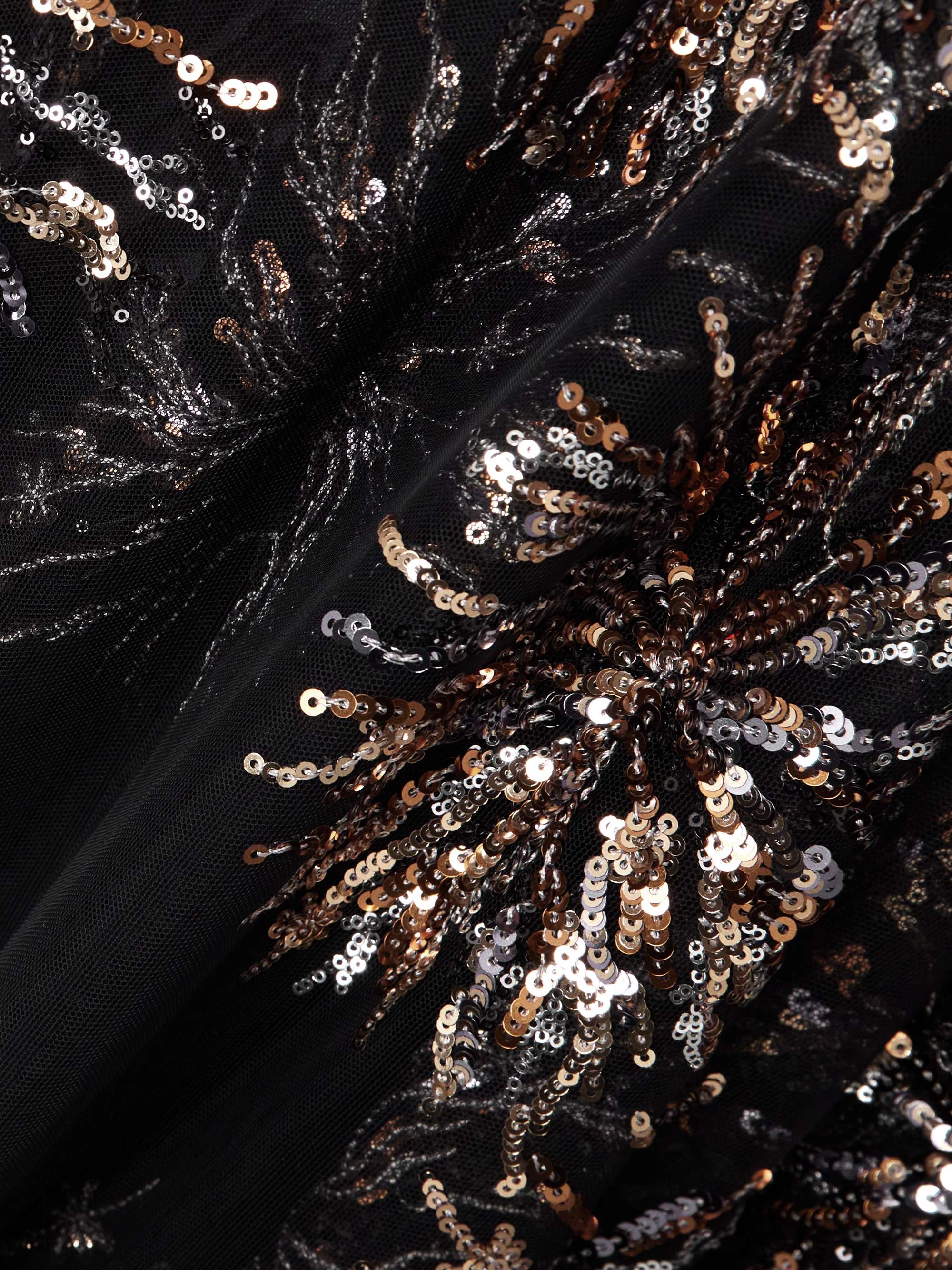 Gran Soleil belted sequin-embellished tulle kaftan view