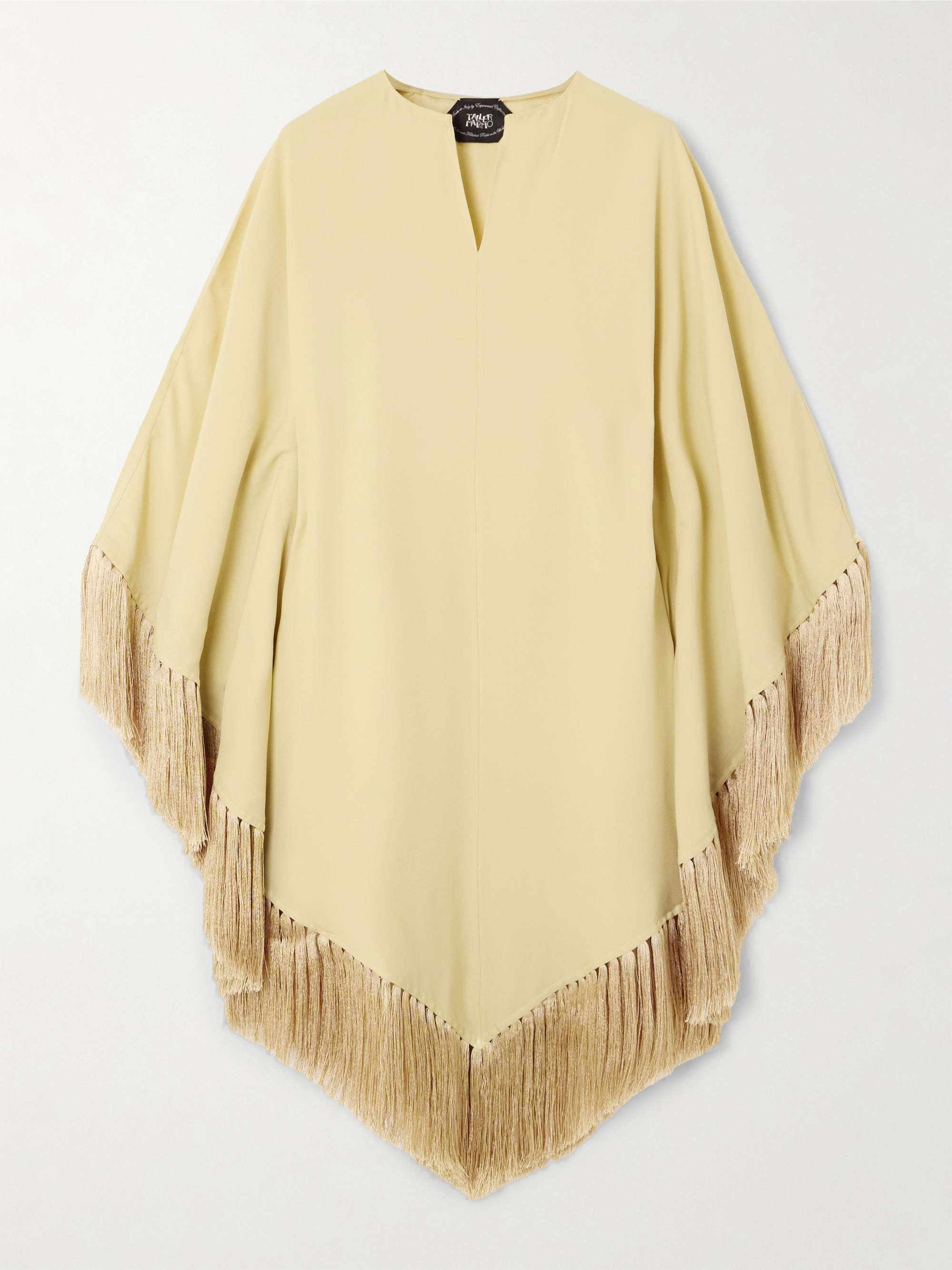 Gloria fringed crepe blouse view