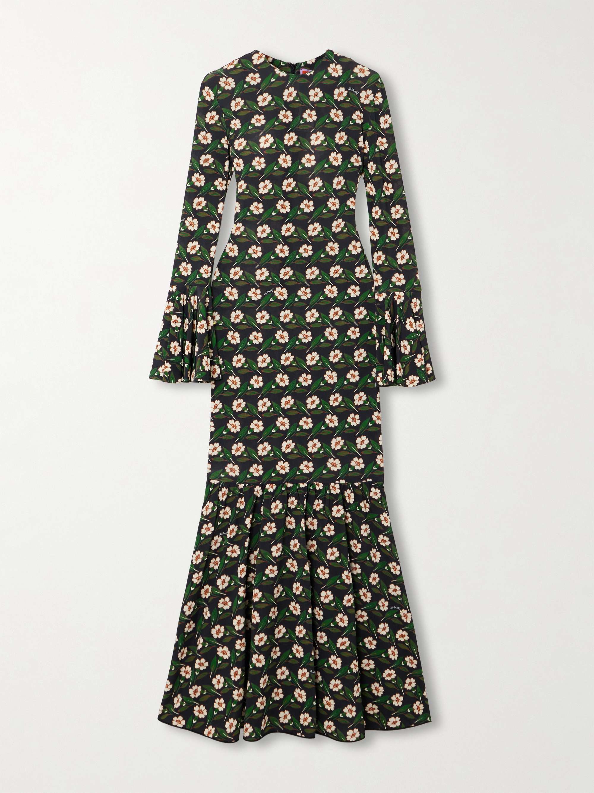 Alba floral-print stretch-jersey maxi dress view