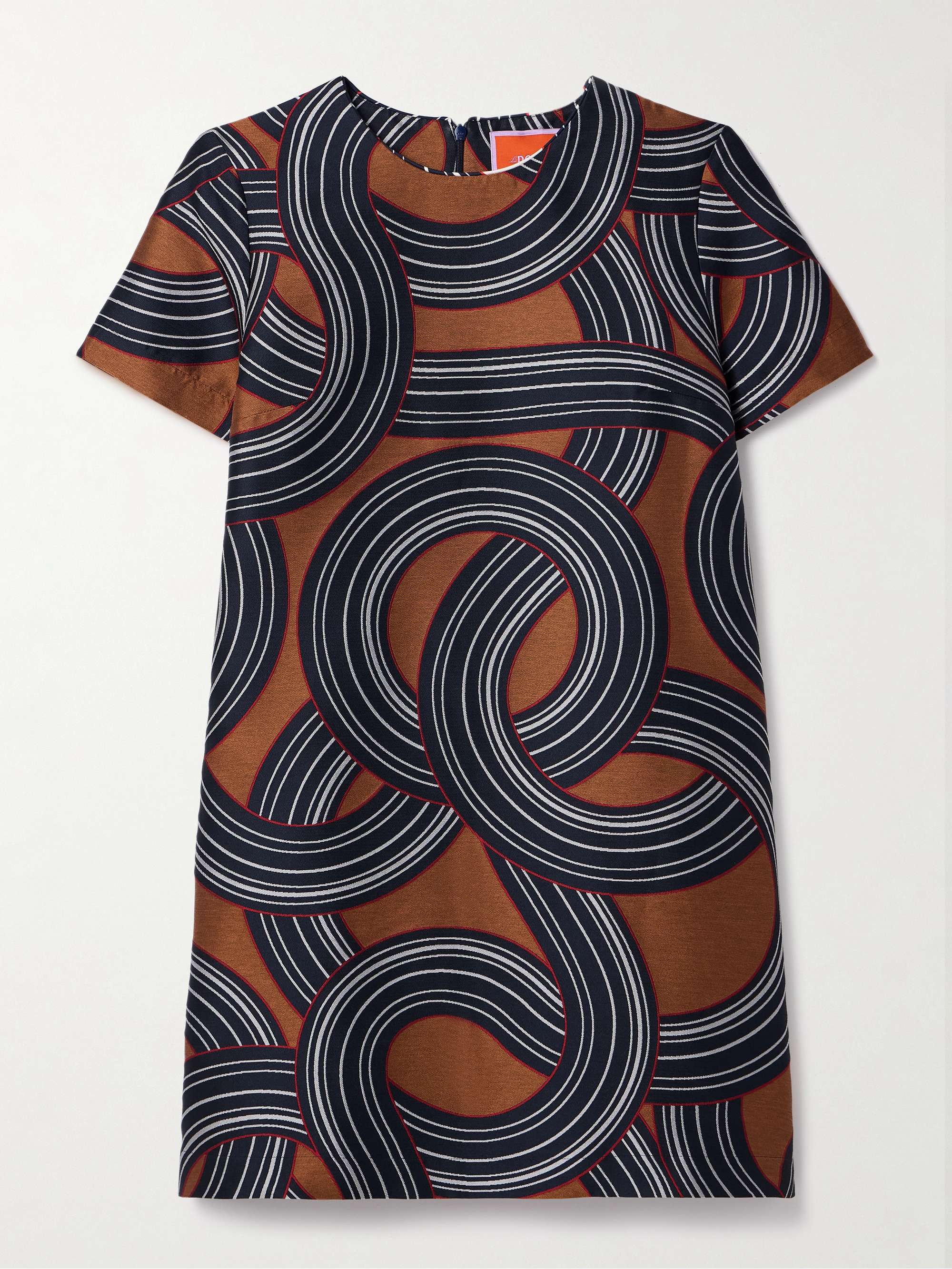Icon jacquard mini dress view