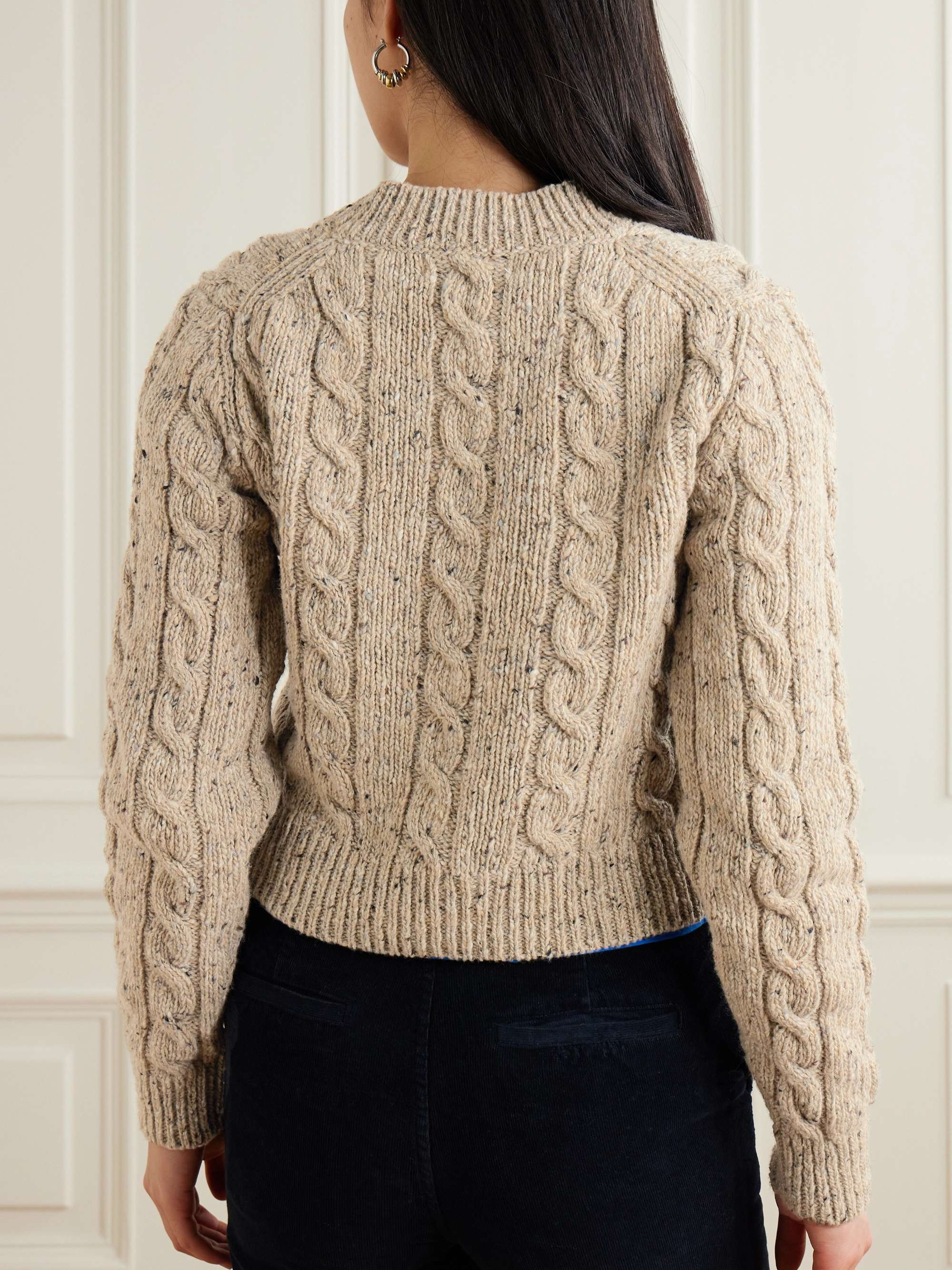 Mairie cable-knit wool sweater view