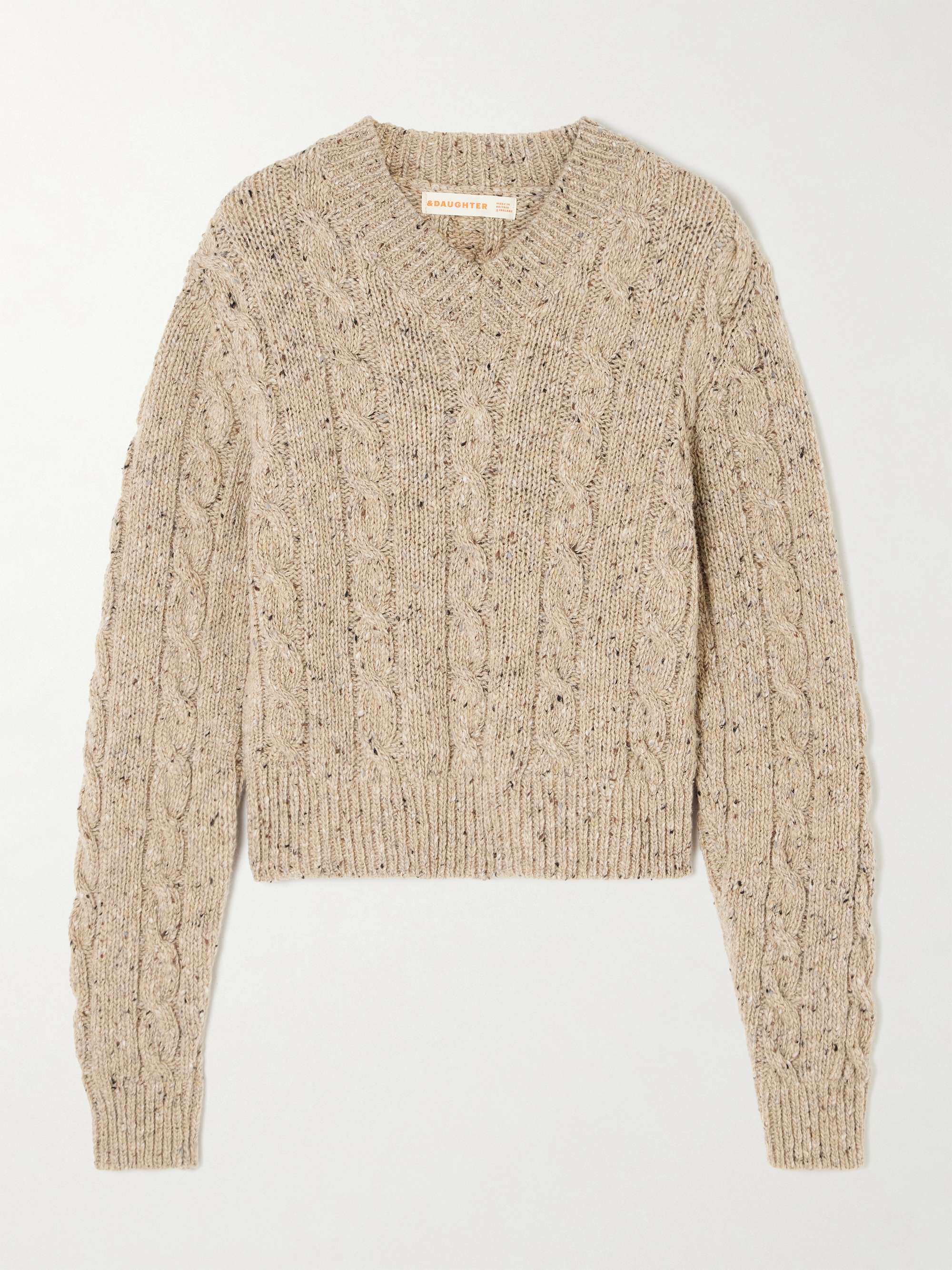 Mairie cable-knit wool sweater view