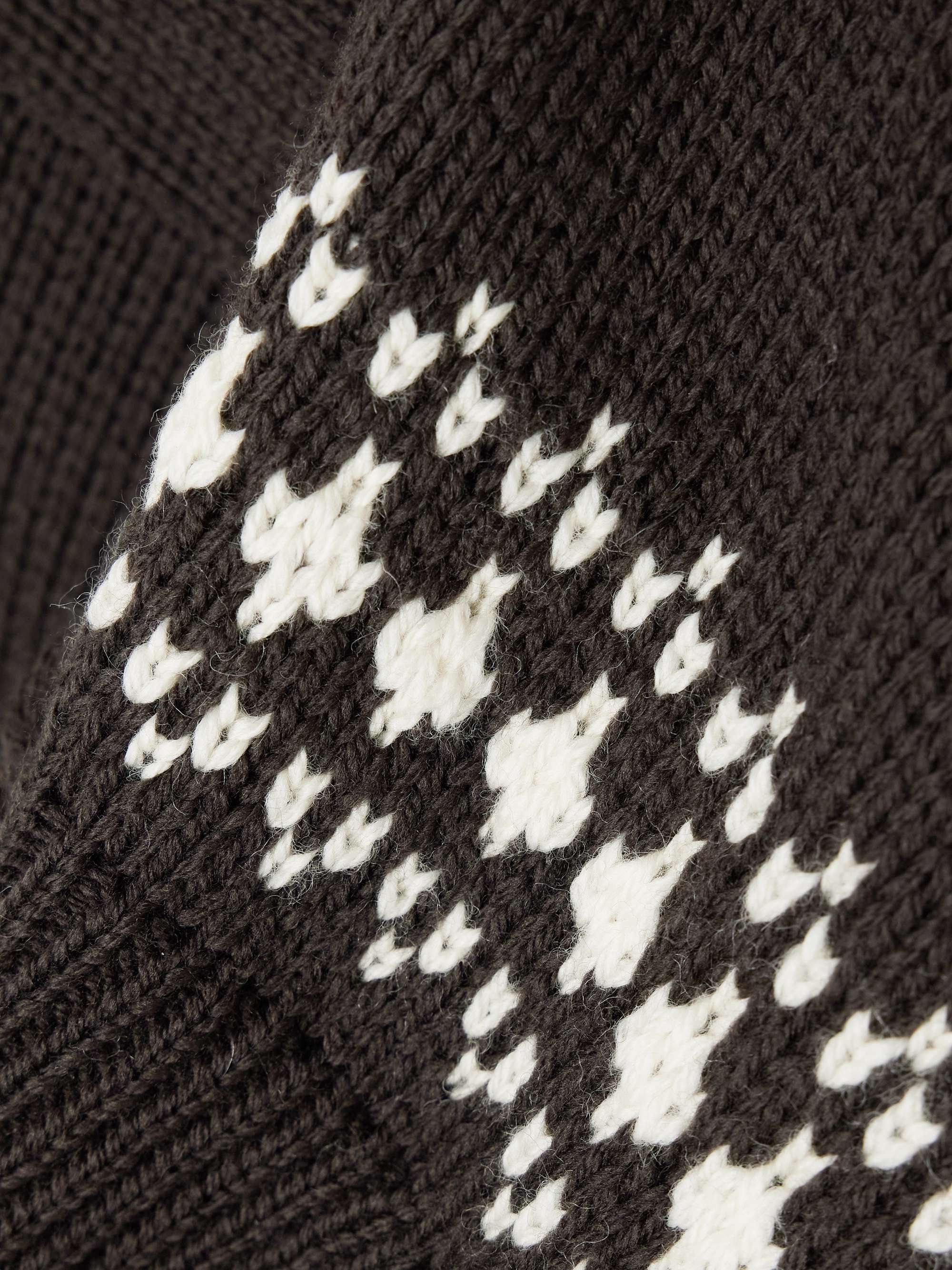 Fair Isle wool sweater view