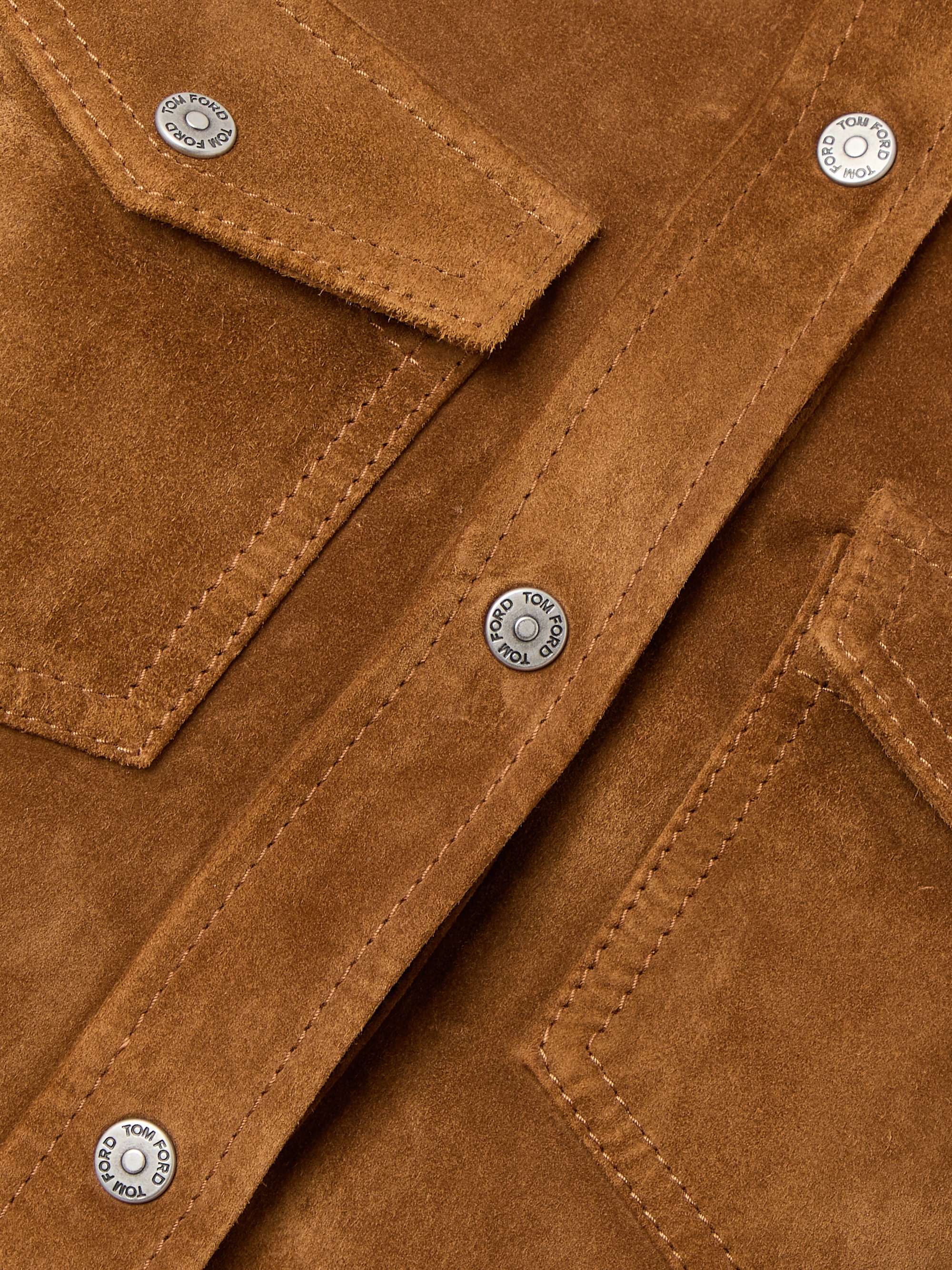 Suede shirt view