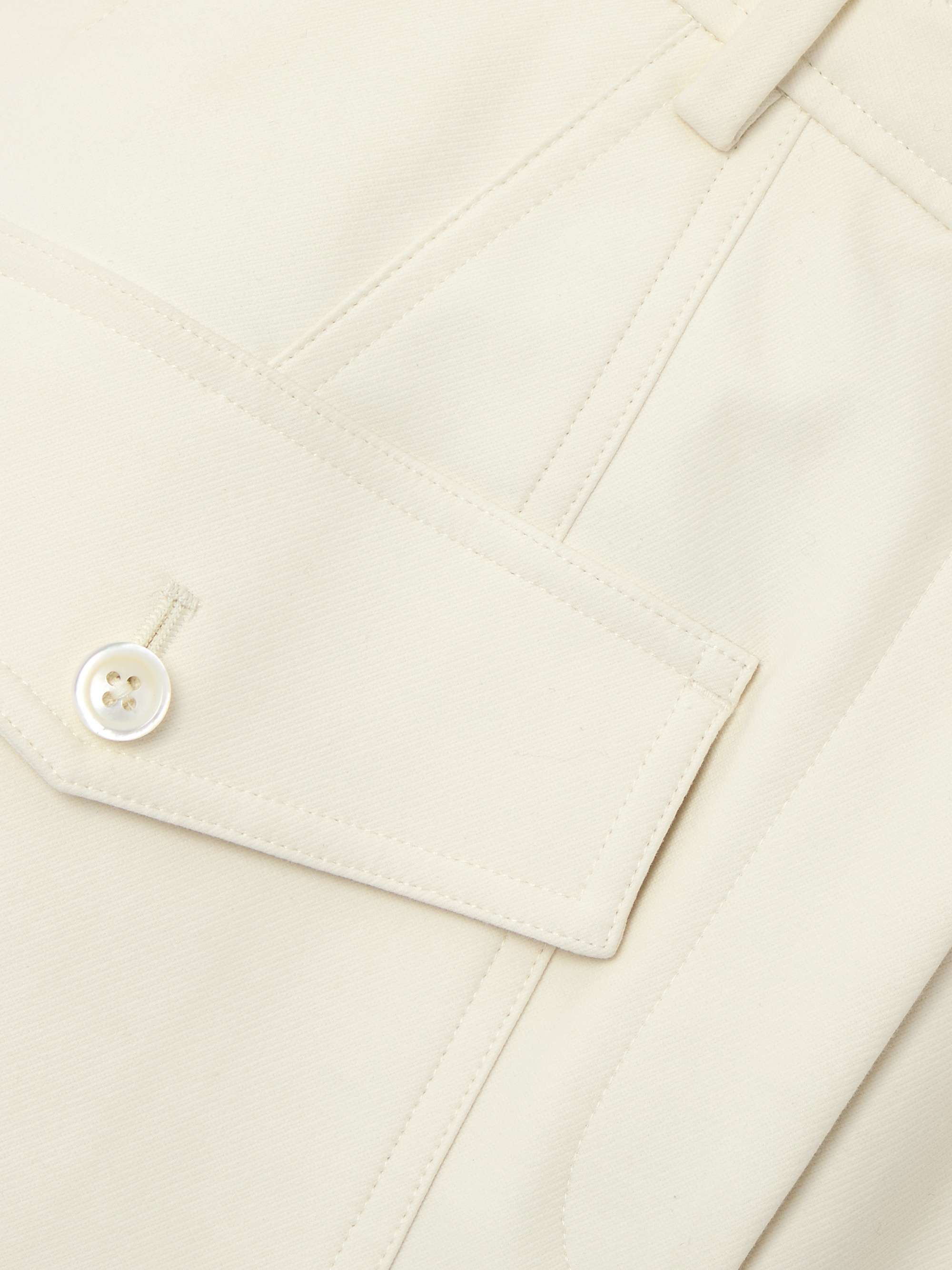 Cotton-blend twill skirt view