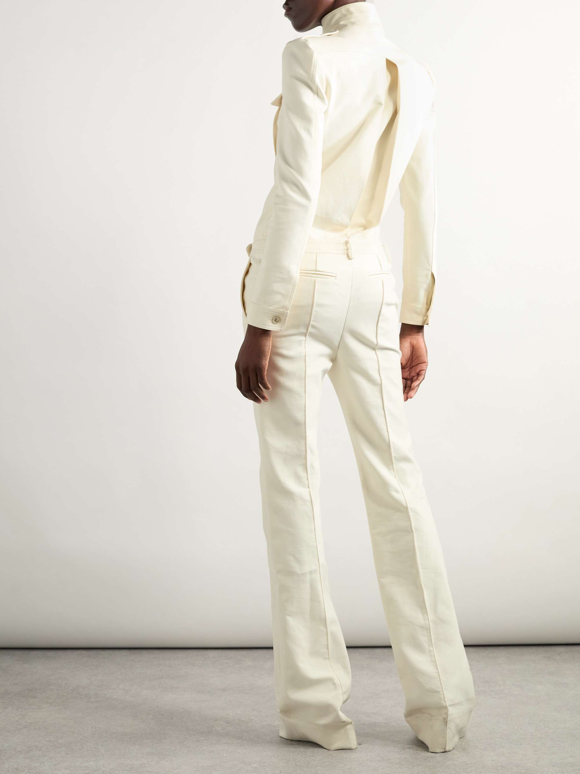 Cotton-twill jumpsuit view