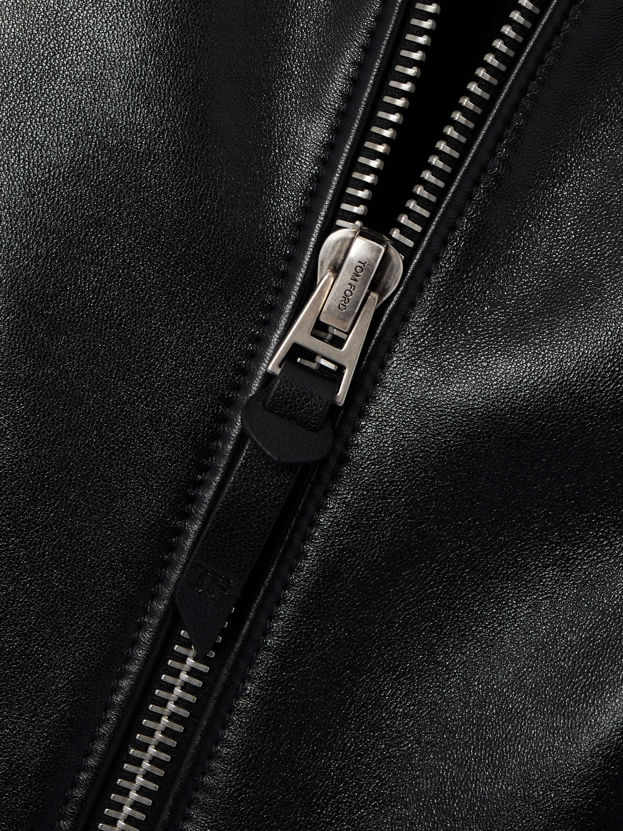 Leather vest view