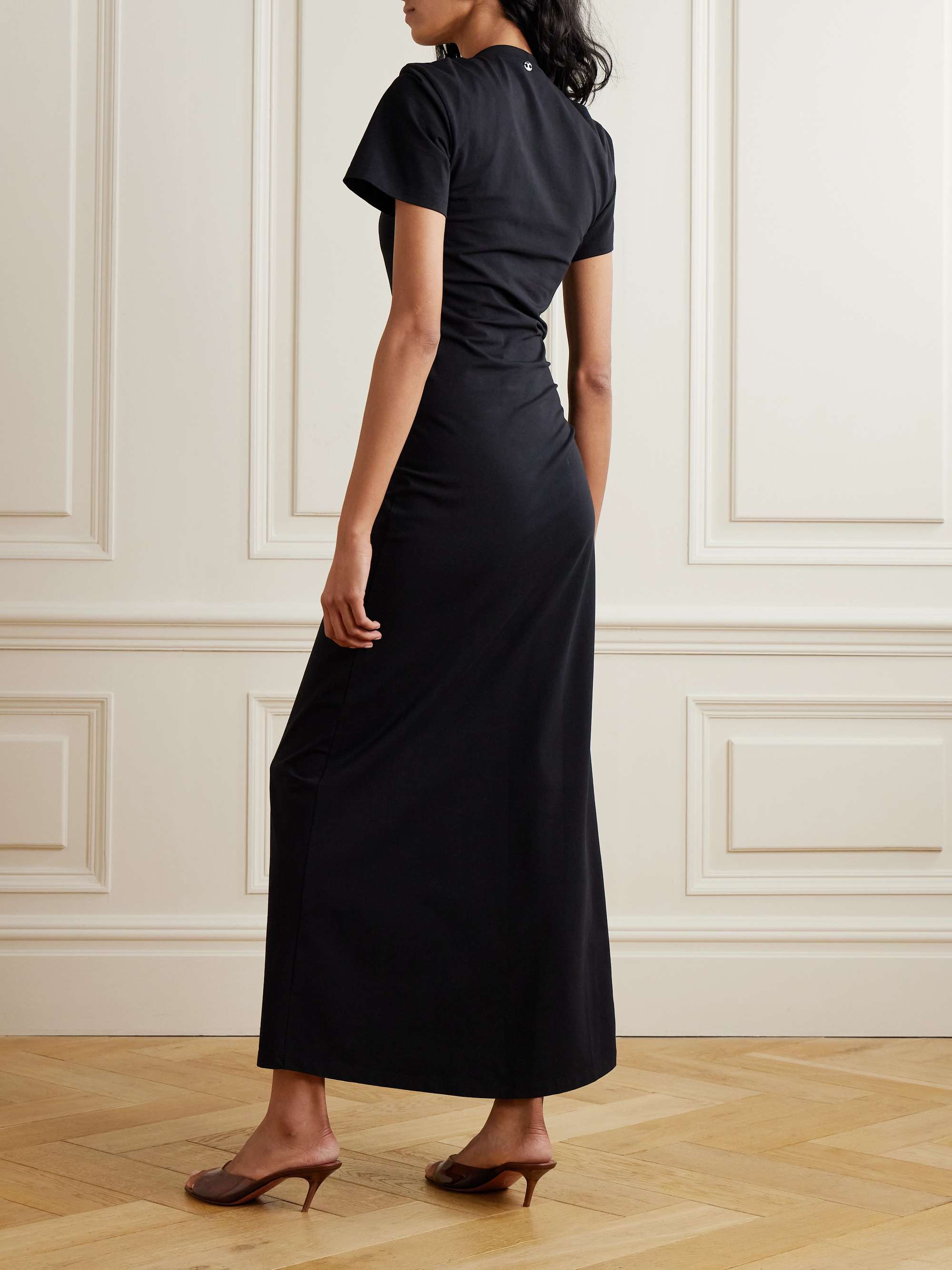 Embellished cutout jersey maxi dress view